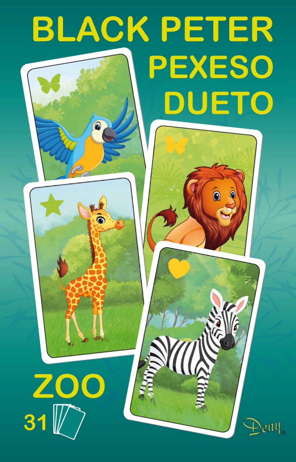 Black Peter ZOO card game / Černý Petr
