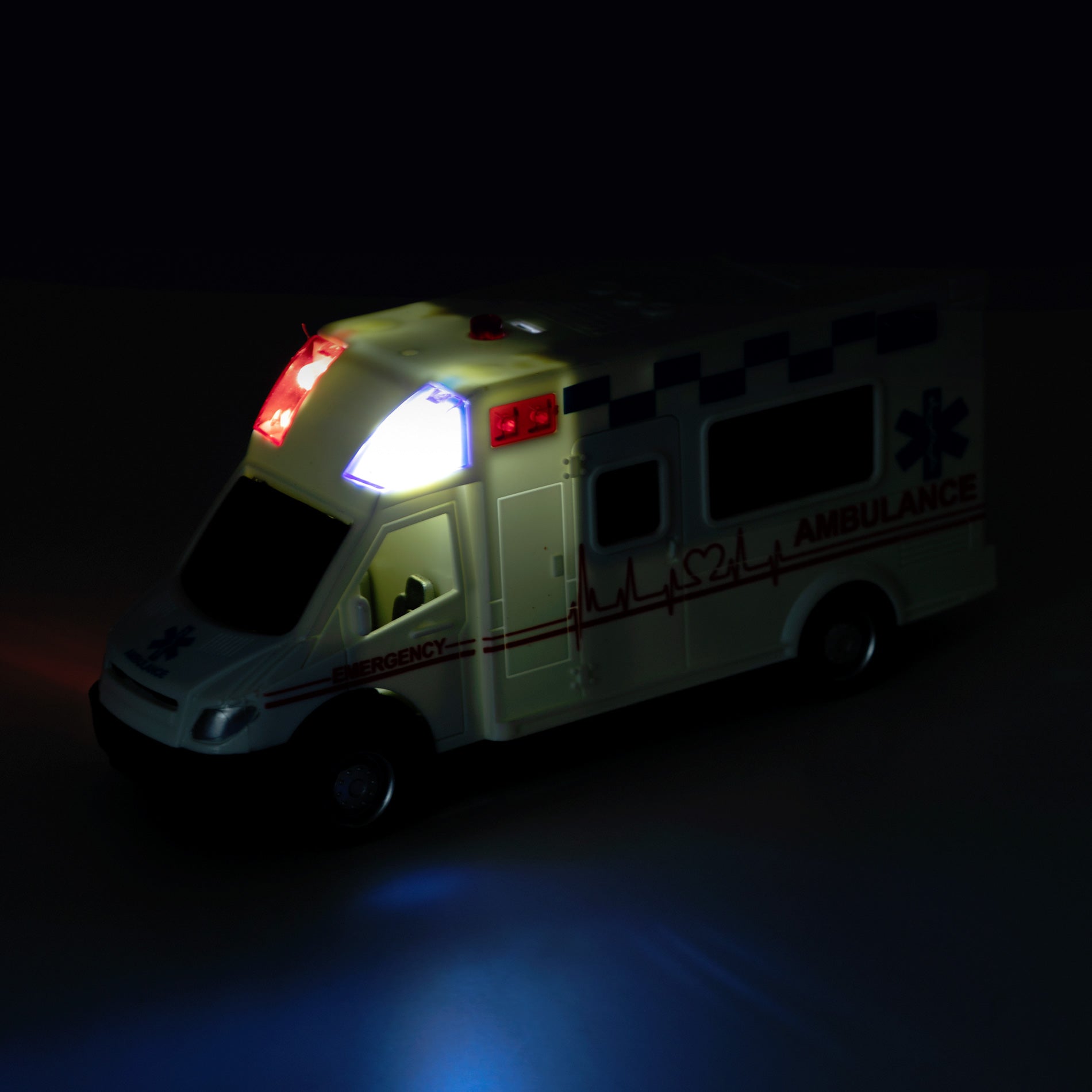 Ambulance toy car with sound and lights