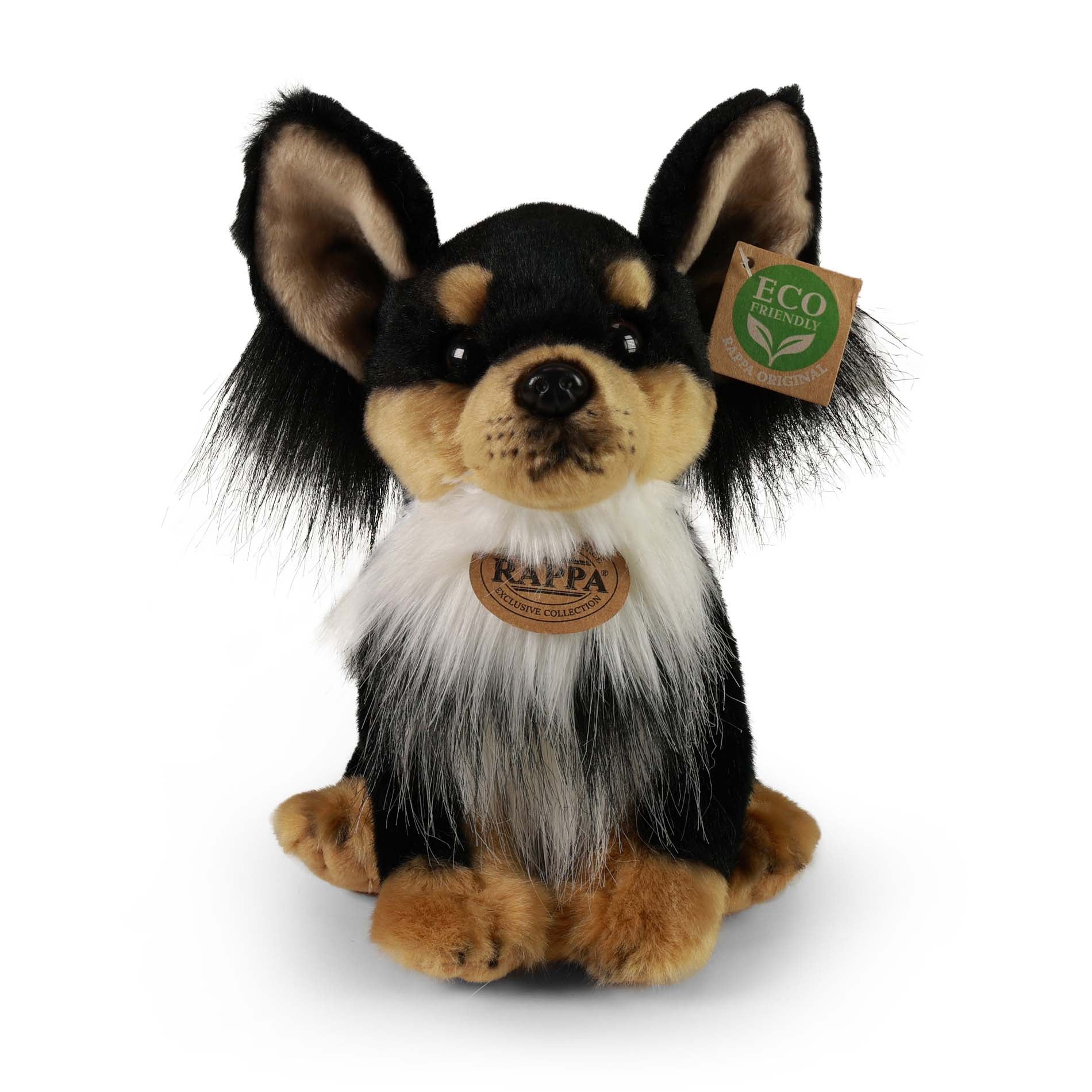 Plush seated Chihuahua dog 24 cm