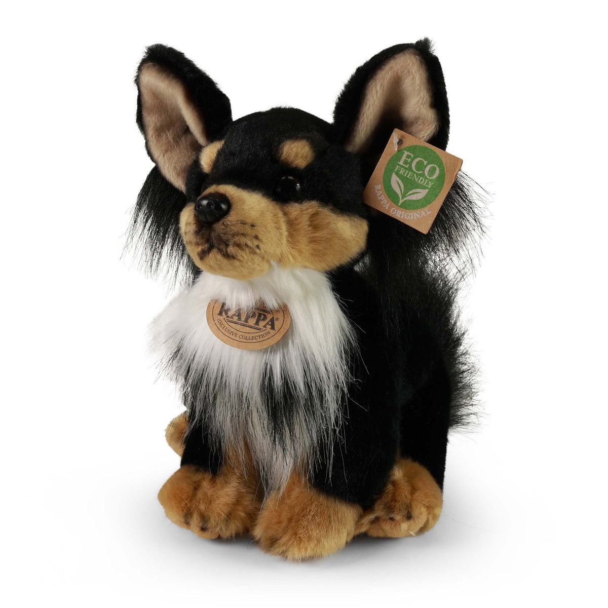 Plush seated Chihuahua dog 24 cm