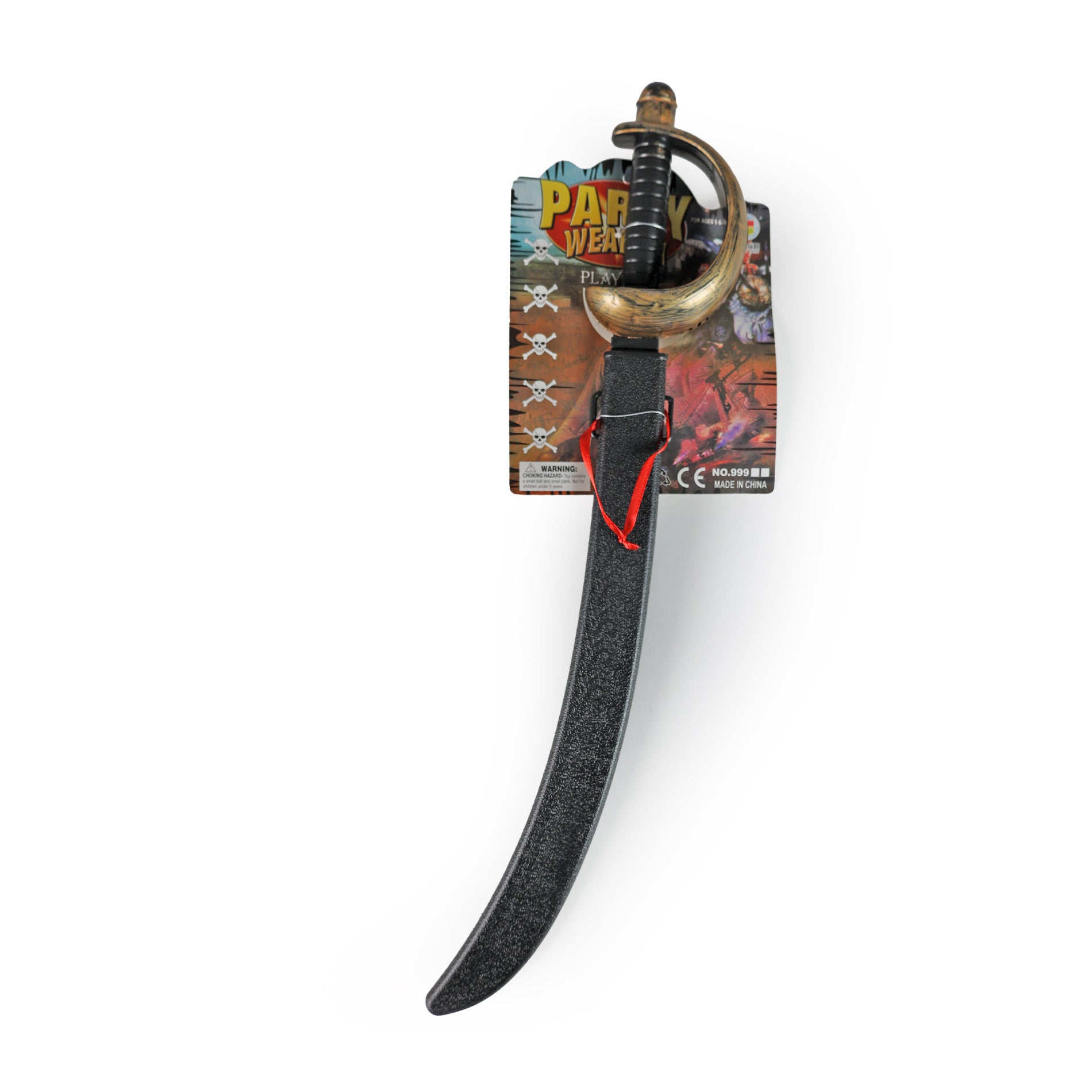 Pirate saber with scabbard 60 cm