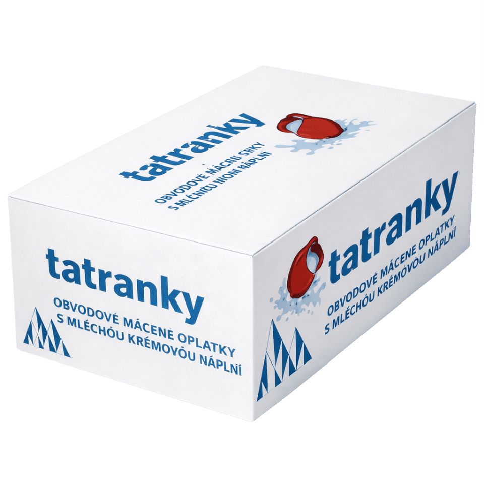 Sedita Tatranky Milk Wafer Bars (Pack of 42) / Tatranky mlecne oplatky (baleni