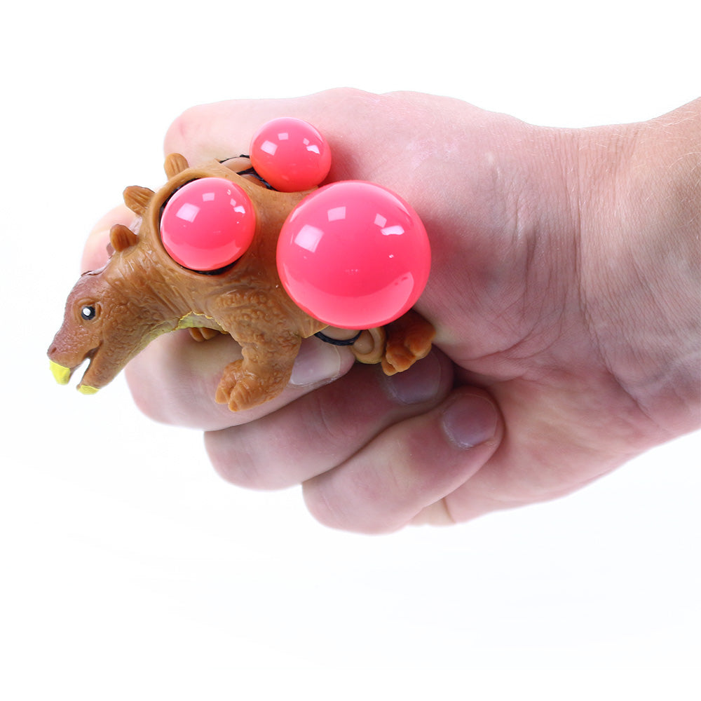 Squeeze dinosaur stress ball 9 cm