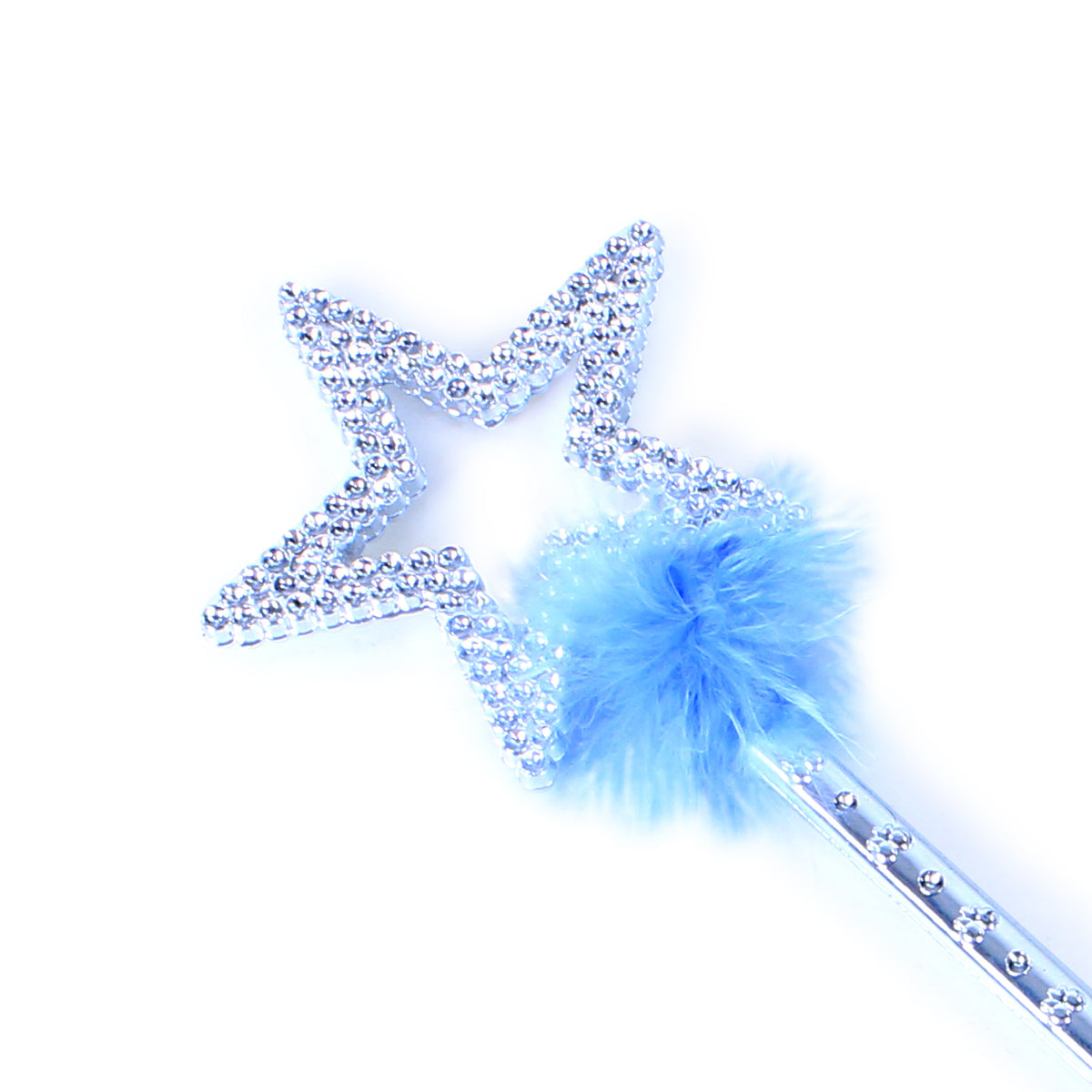 Blue princess crown and wand set