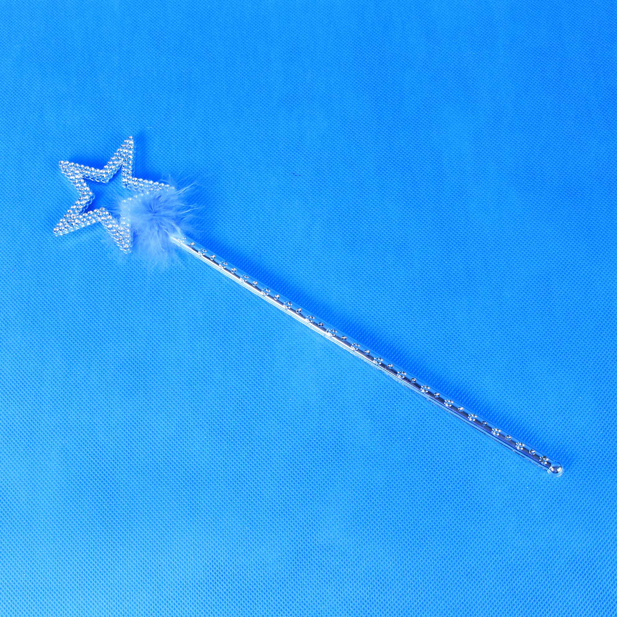 Blue princess crown and wand set