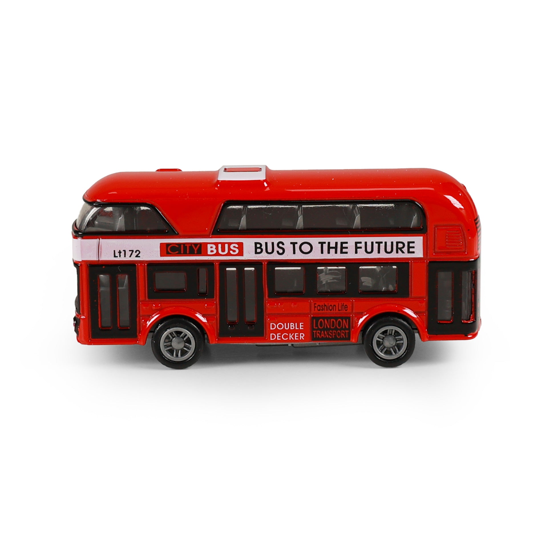 Red London double-decker bus