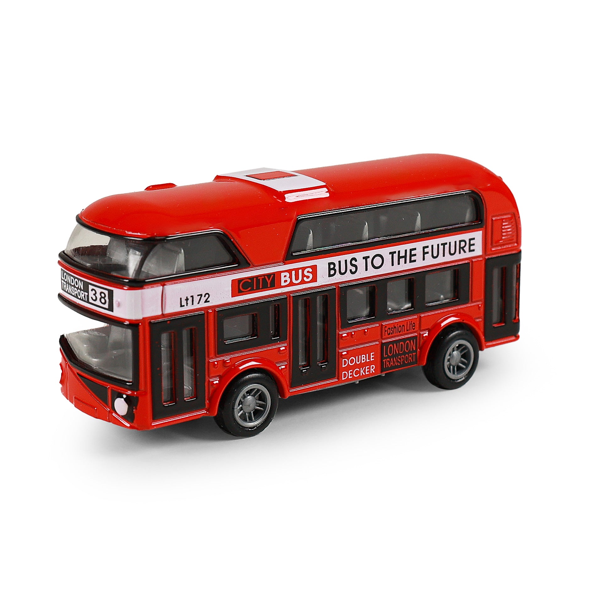 Red London double-decker bus