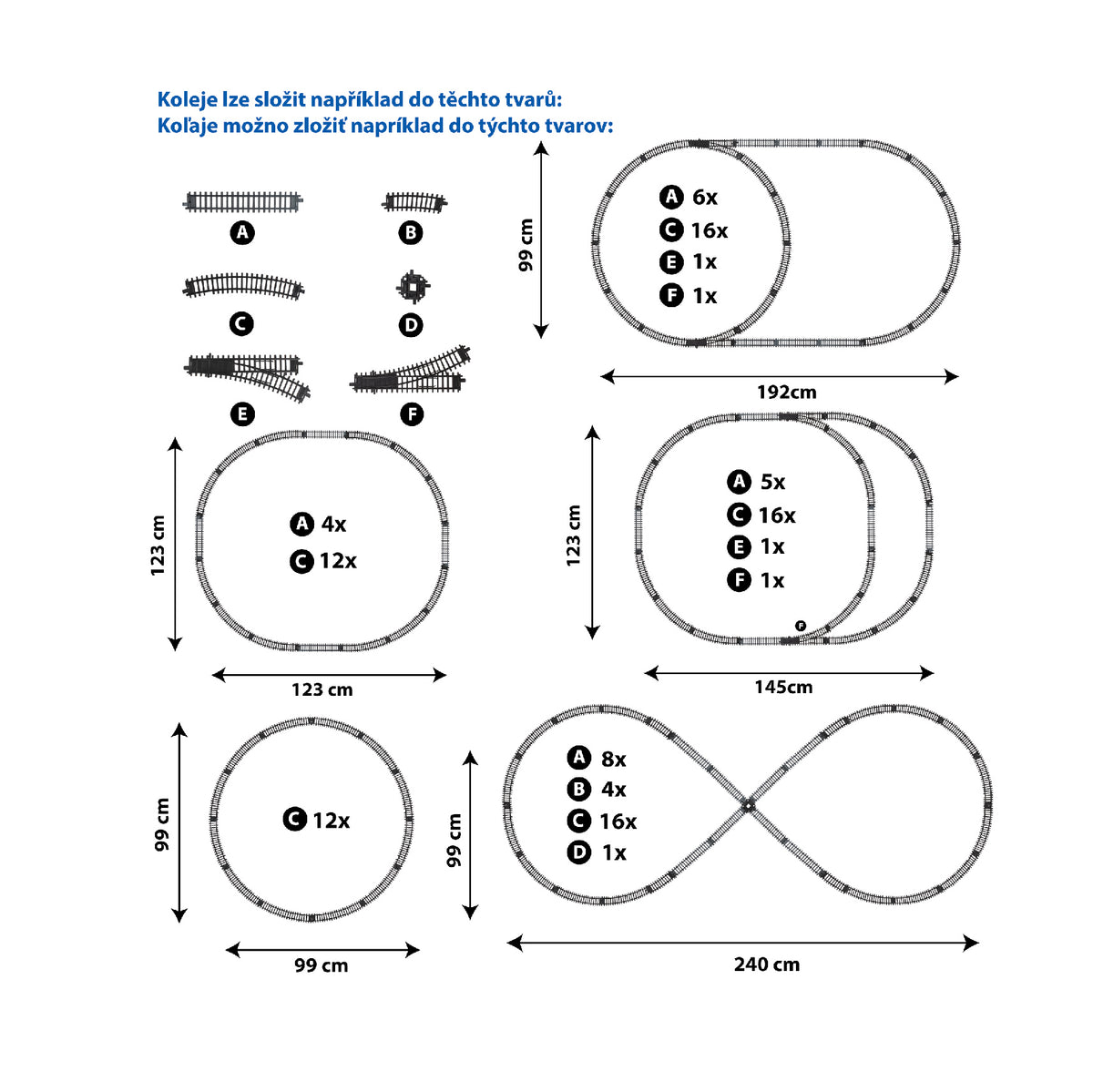 Railway track switches 2 pcs / RegioJet