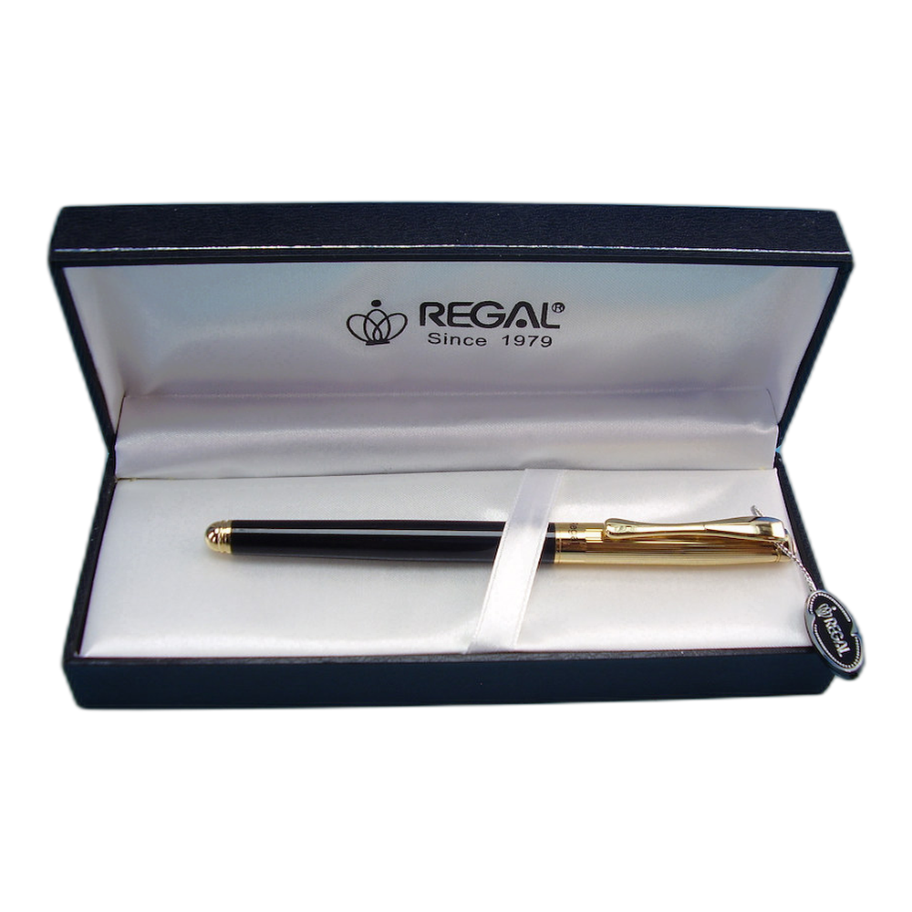 Regal Cronos Fountain Pen Gift Set Black