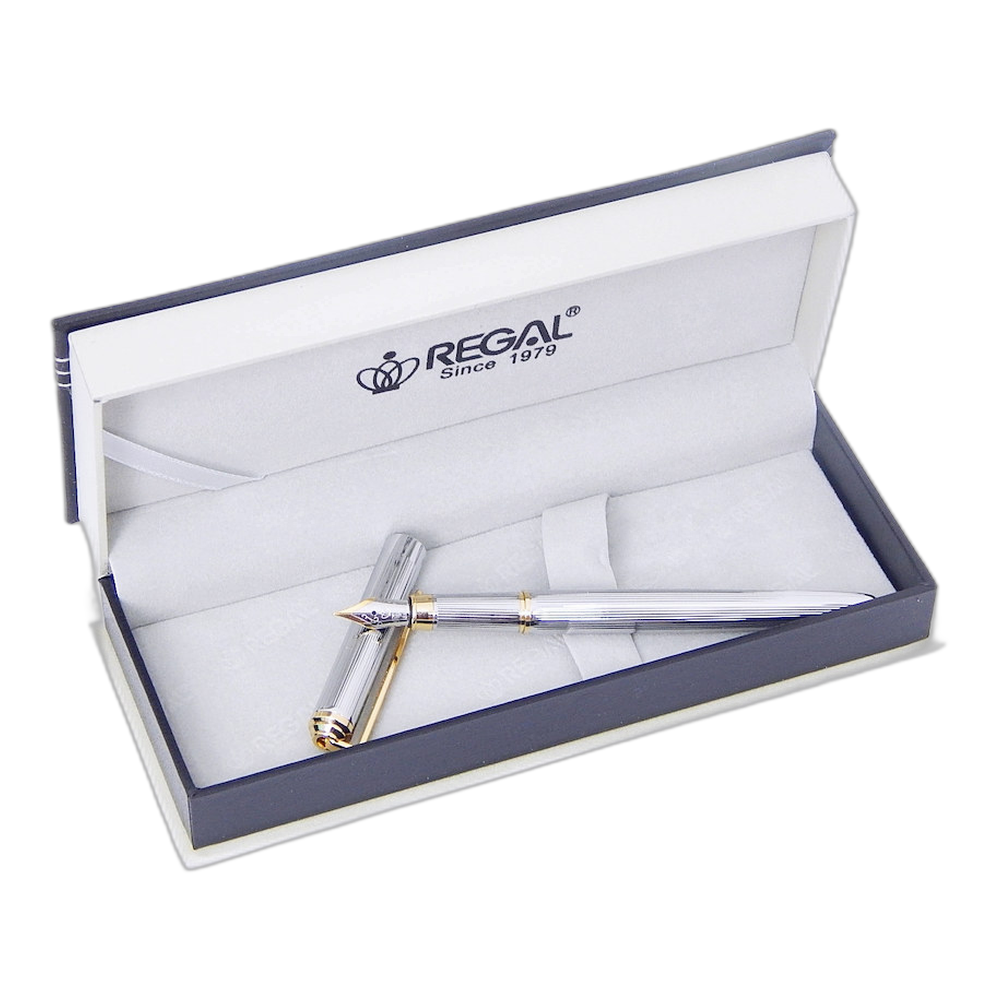 Regal Harmonia Fountain Pen Gift Set Silver