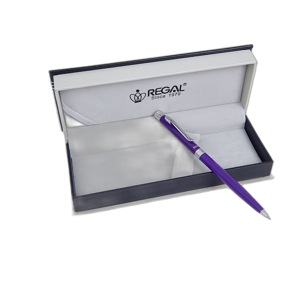Regal Lane Ballpoint Pen Gift Set Purple