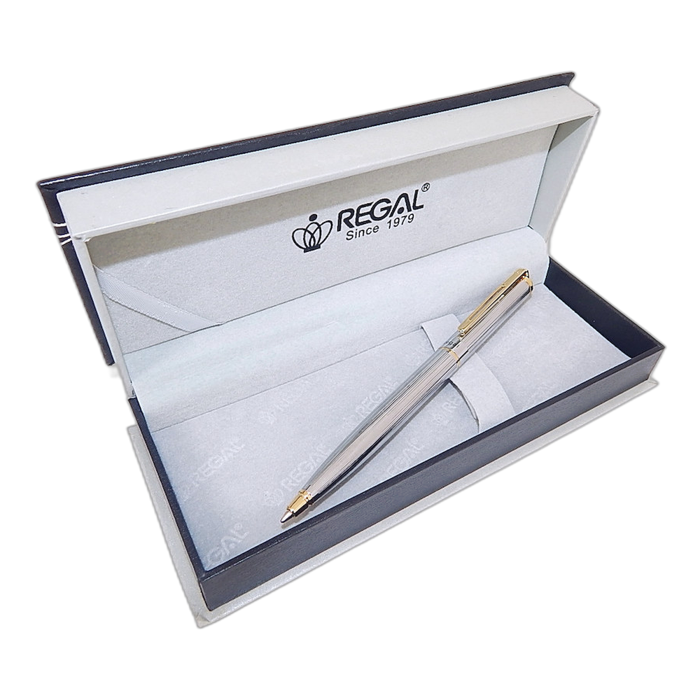 Regal Harmonia Ballpoint Pen Gift Set Silver