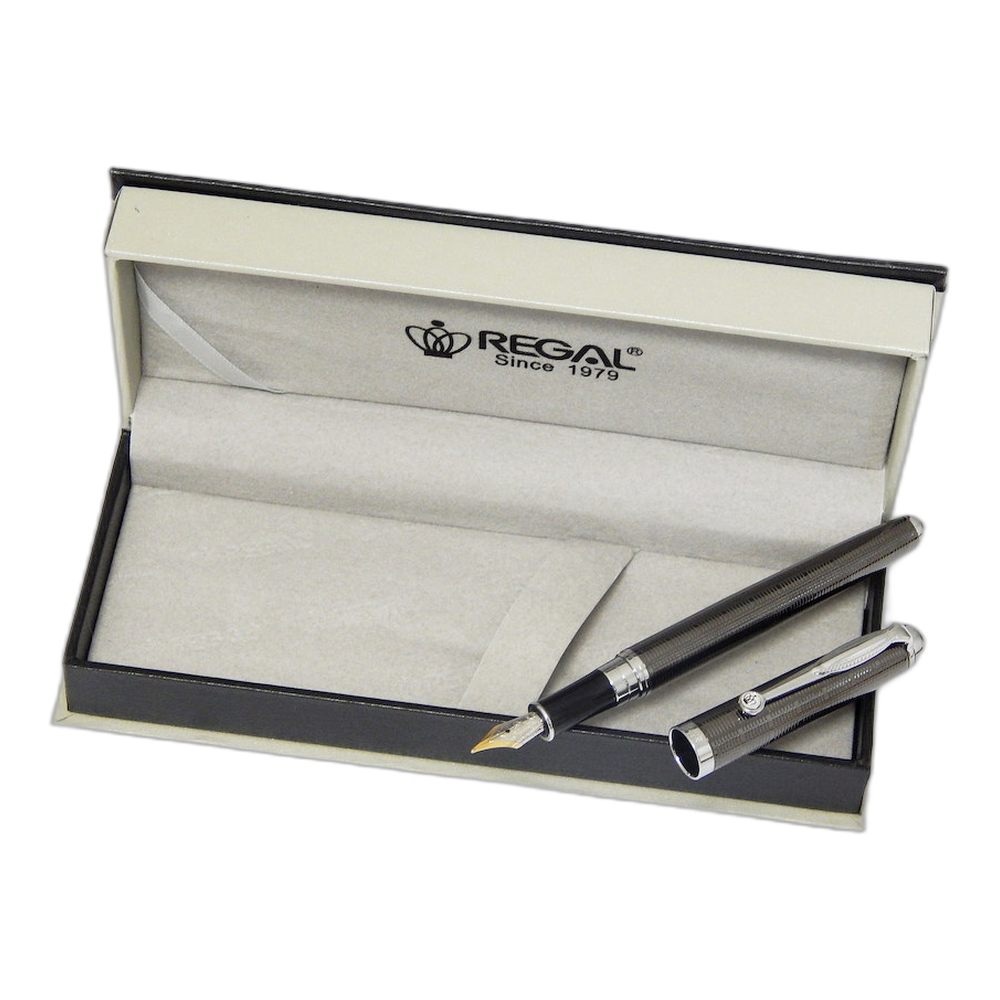 Regal Hadrian Fountain Pen Gift Set Grey