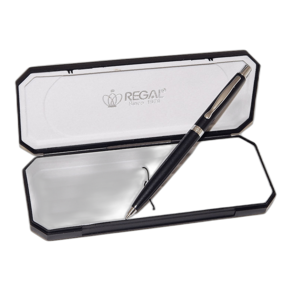 Regal Reef Ballpoint Pen Gift Set Grey
