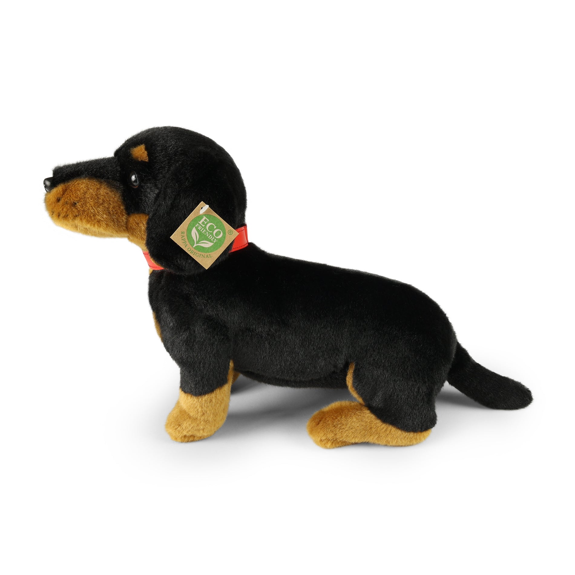 Plush dachshund with collar 36 cm