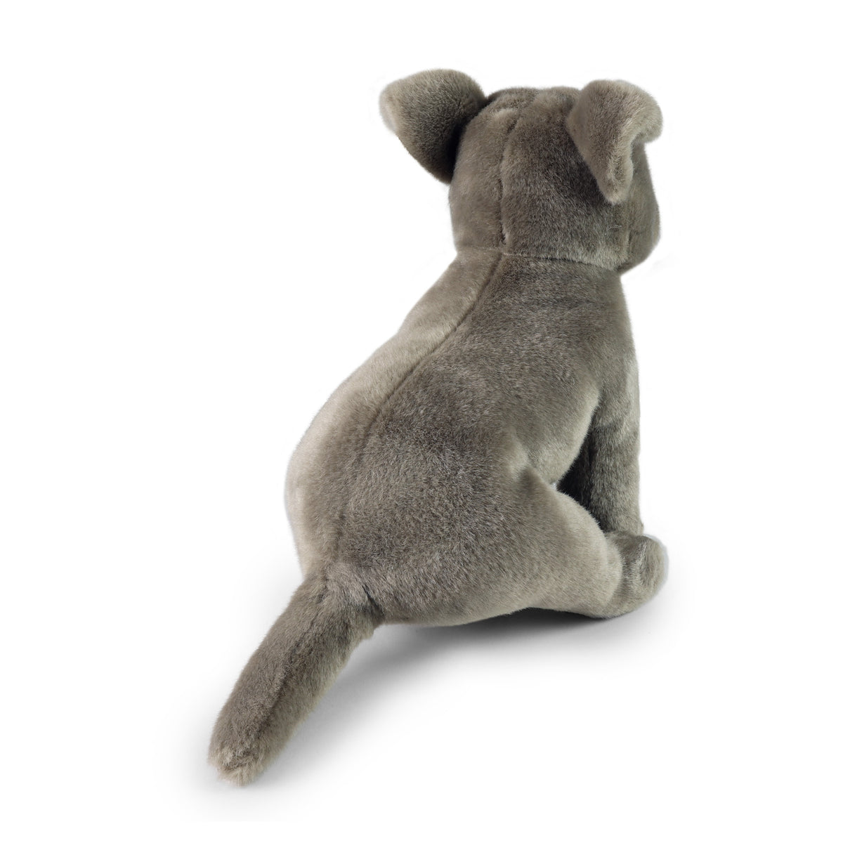 Grey Plush Staffordshire Bull Terrier 30 cm