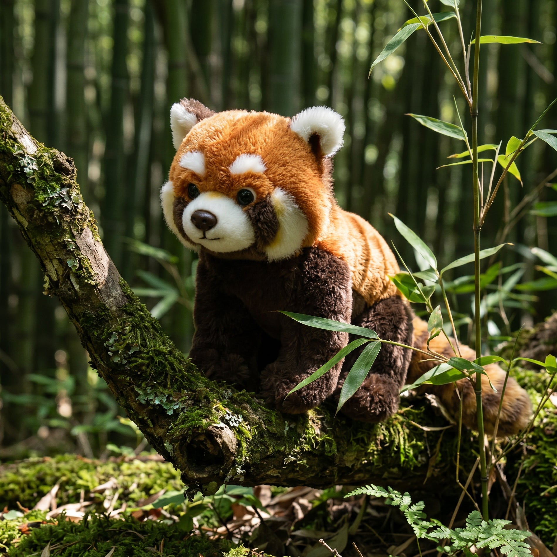 Plush red panda 18 cm