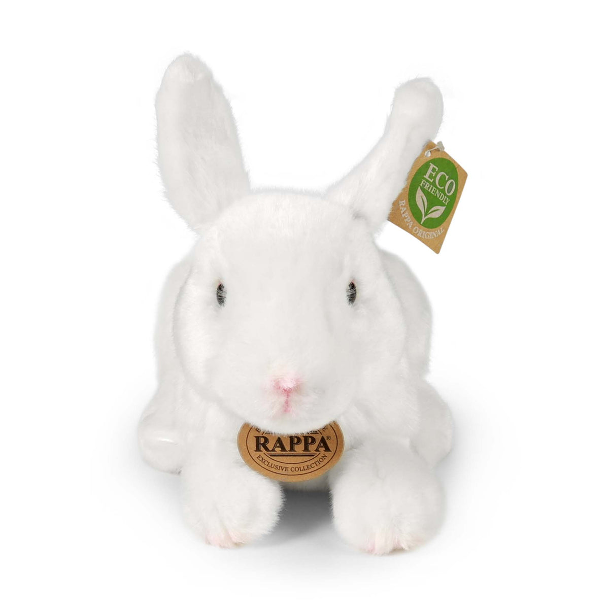 Plush white rabbit 23 cm
