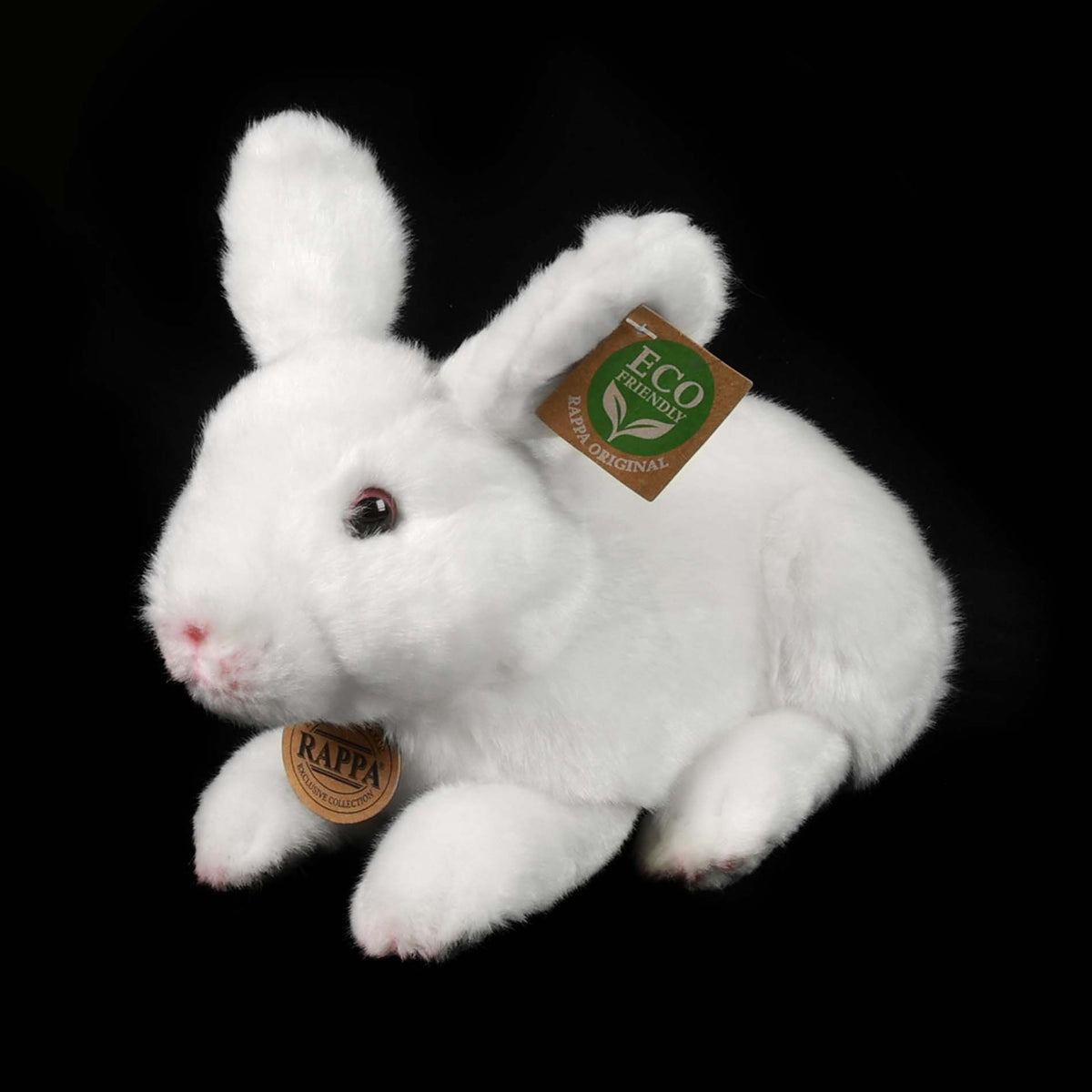 Plush white rabbit 23 cm