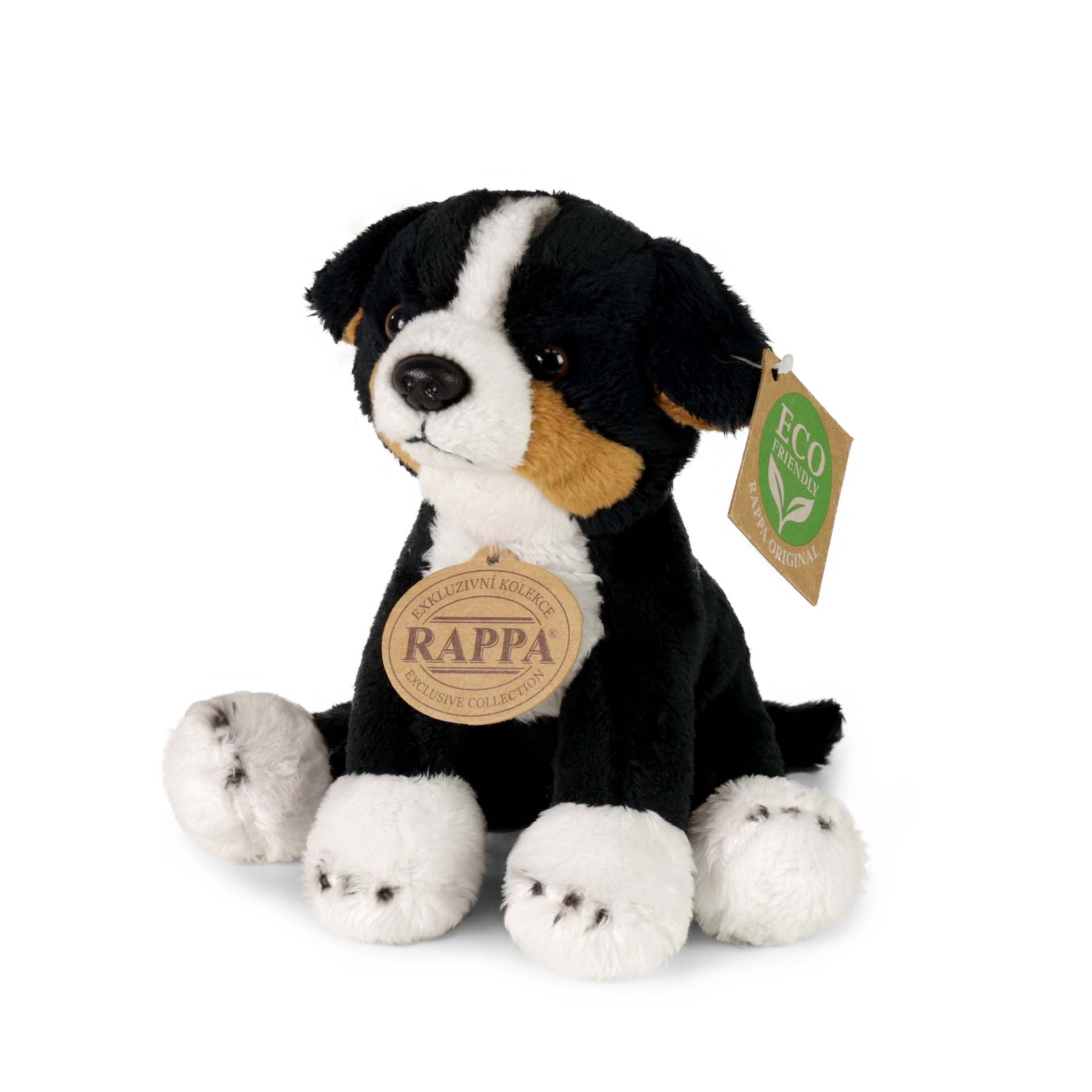 Plush Sitting Dog 14 cm