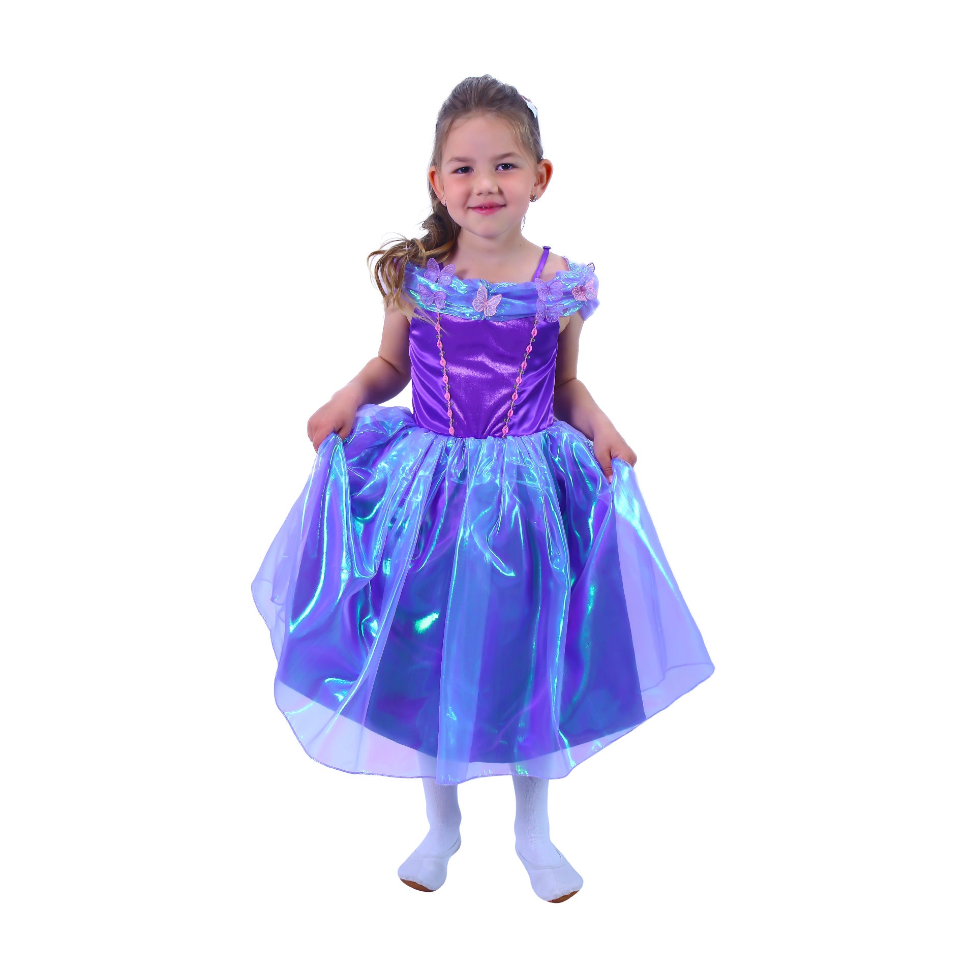 Children's purple princess costume (M)