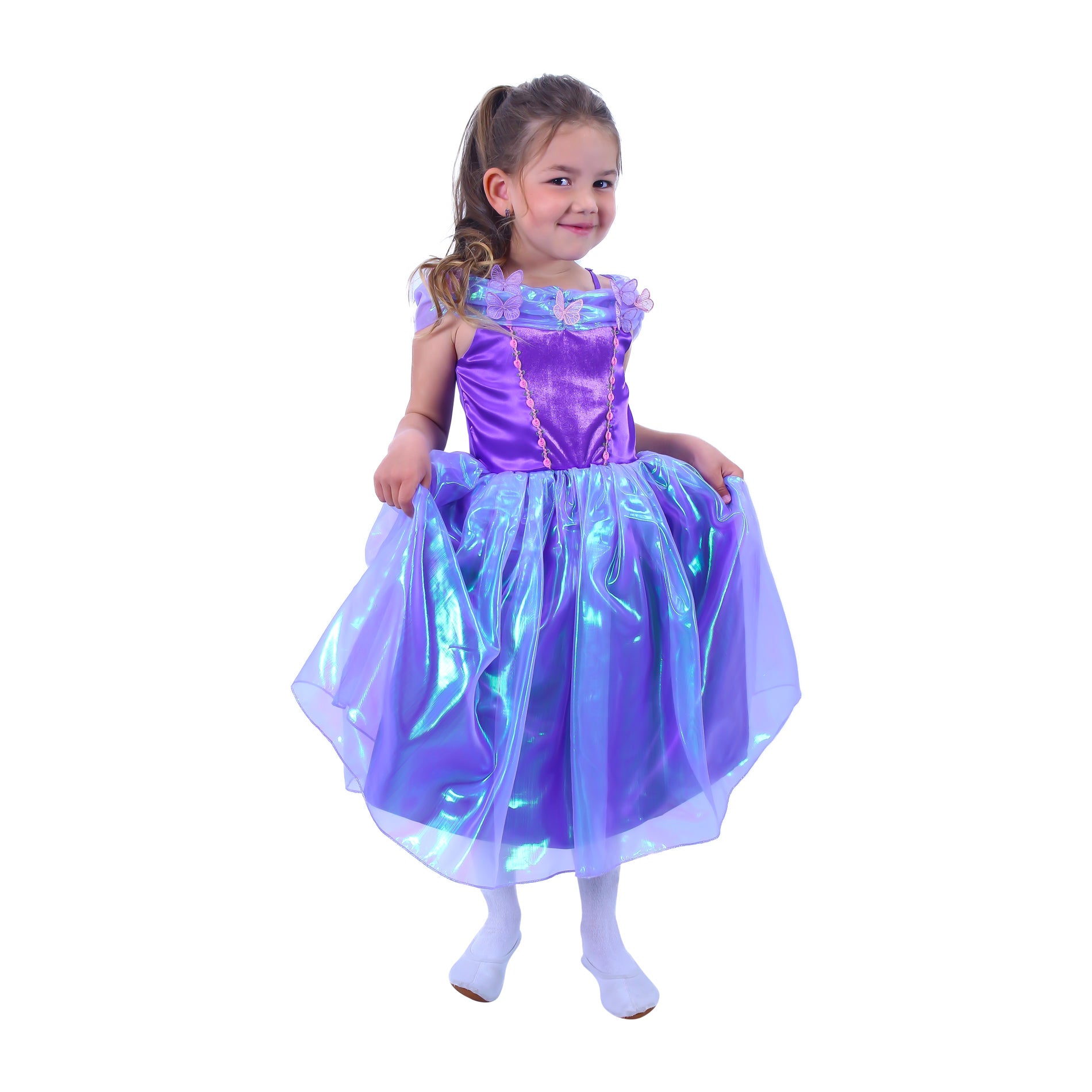 Children's purple princess costume (M)