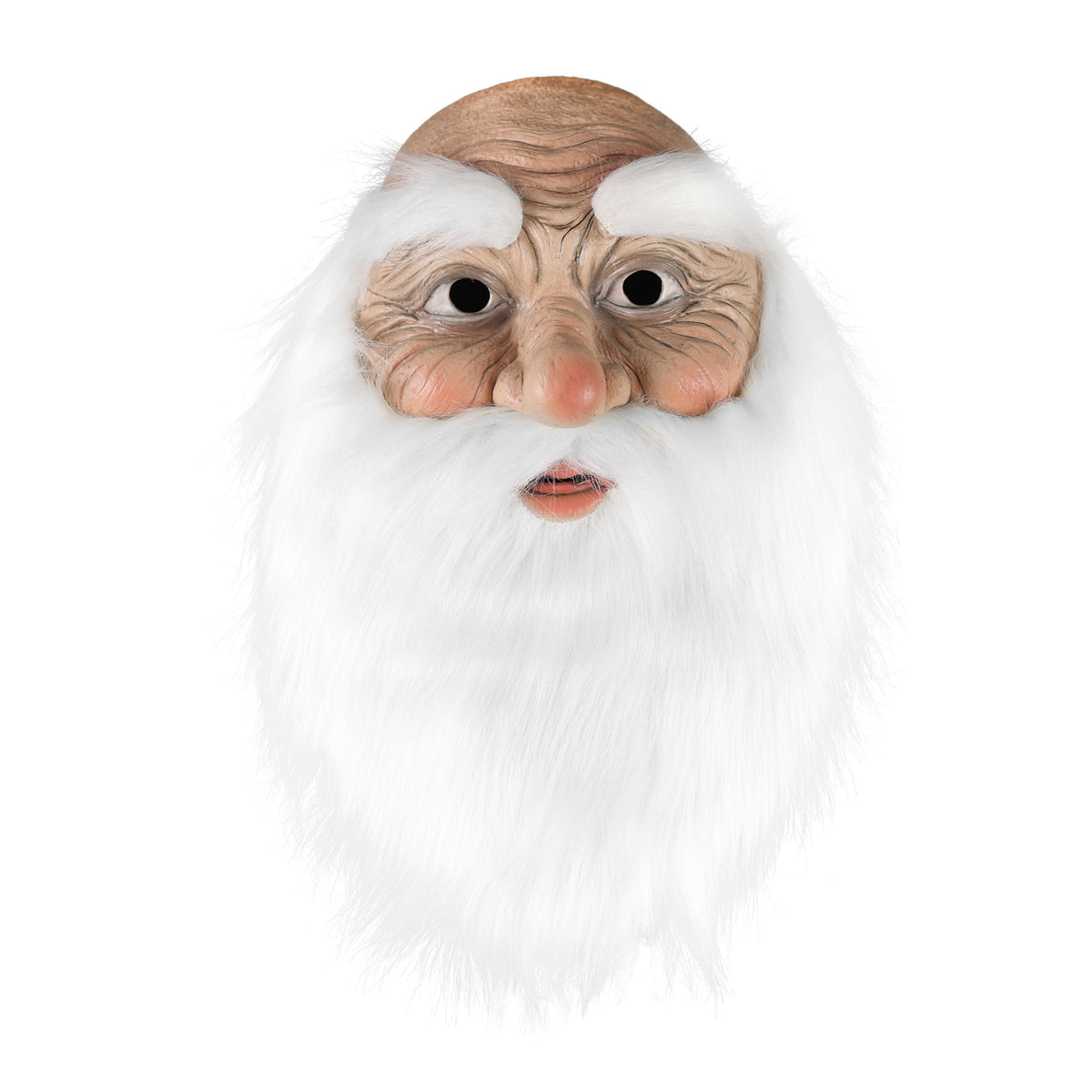 Adult Saint Nicholas mask with beard and eyebrows