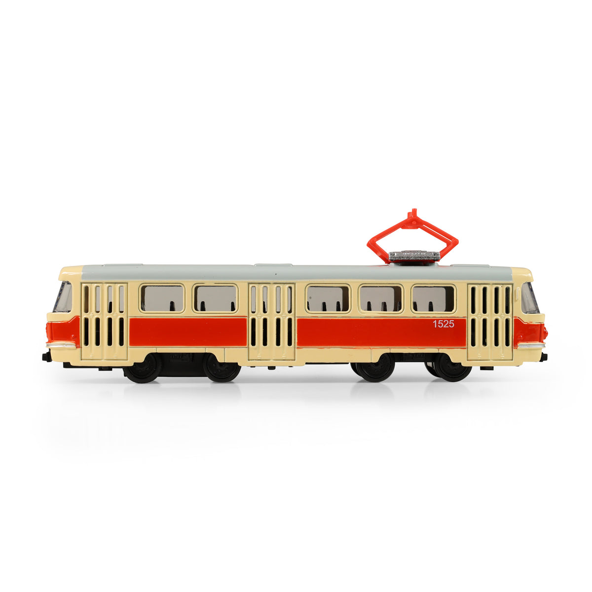 Metal Czech retro tram 16 cm BRNO