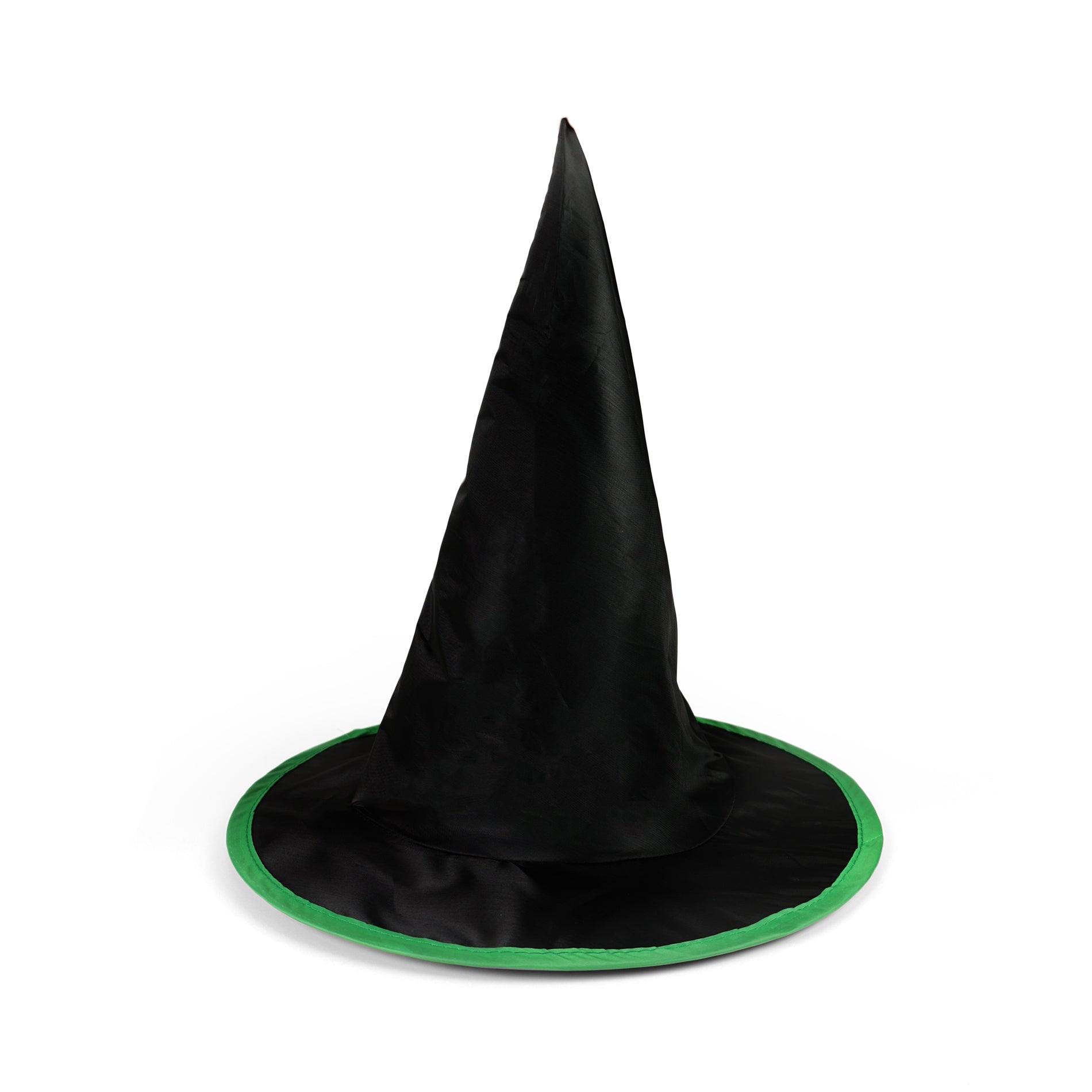 Children's black and green witch hat for Halloween