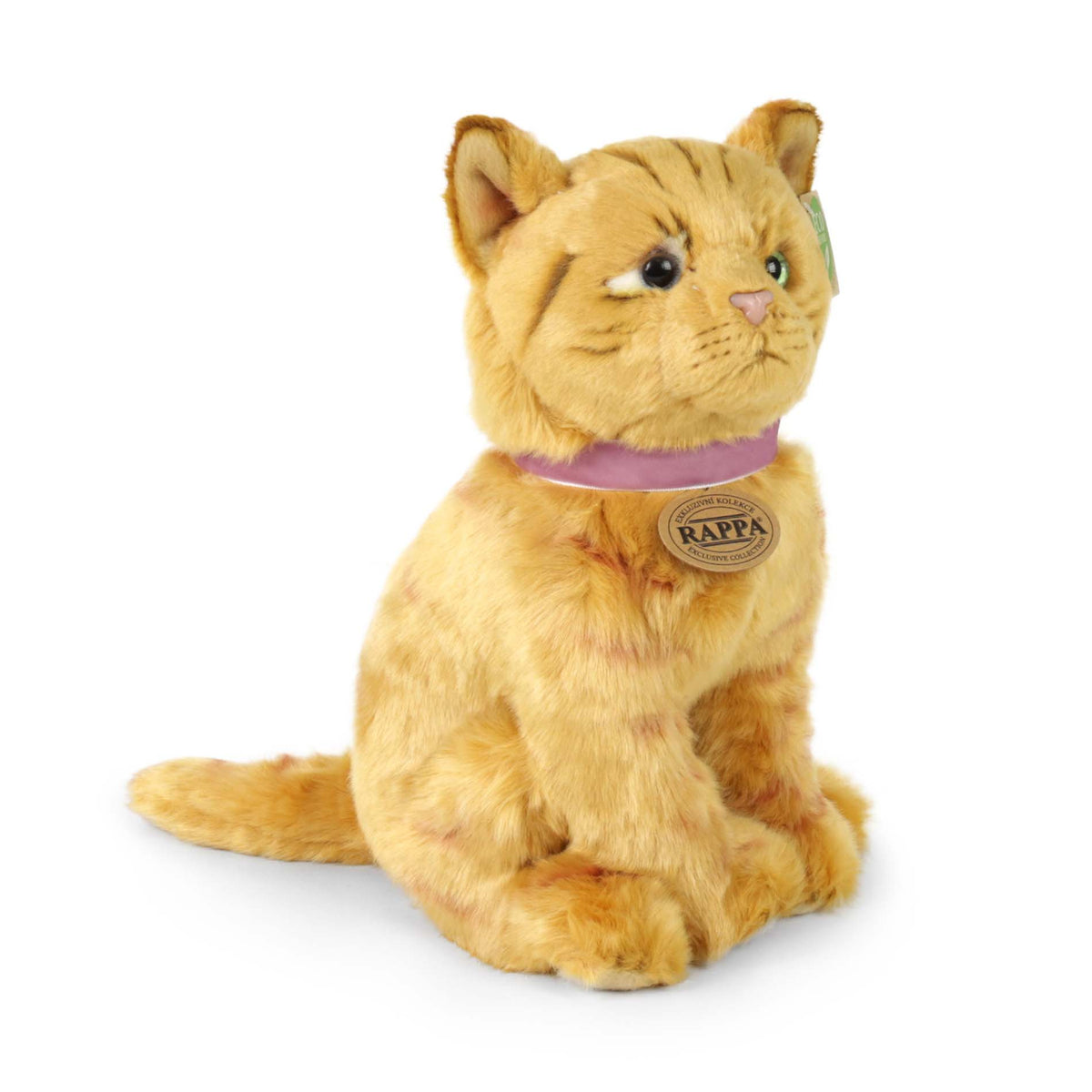 Plush ginger cat 25 cm