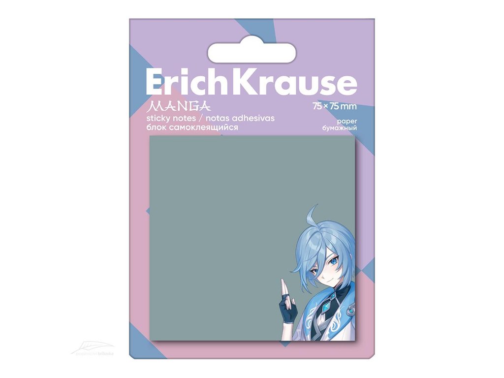Samolepicí bločky ErichKrause Manga - 75x75 mm, 50 listů