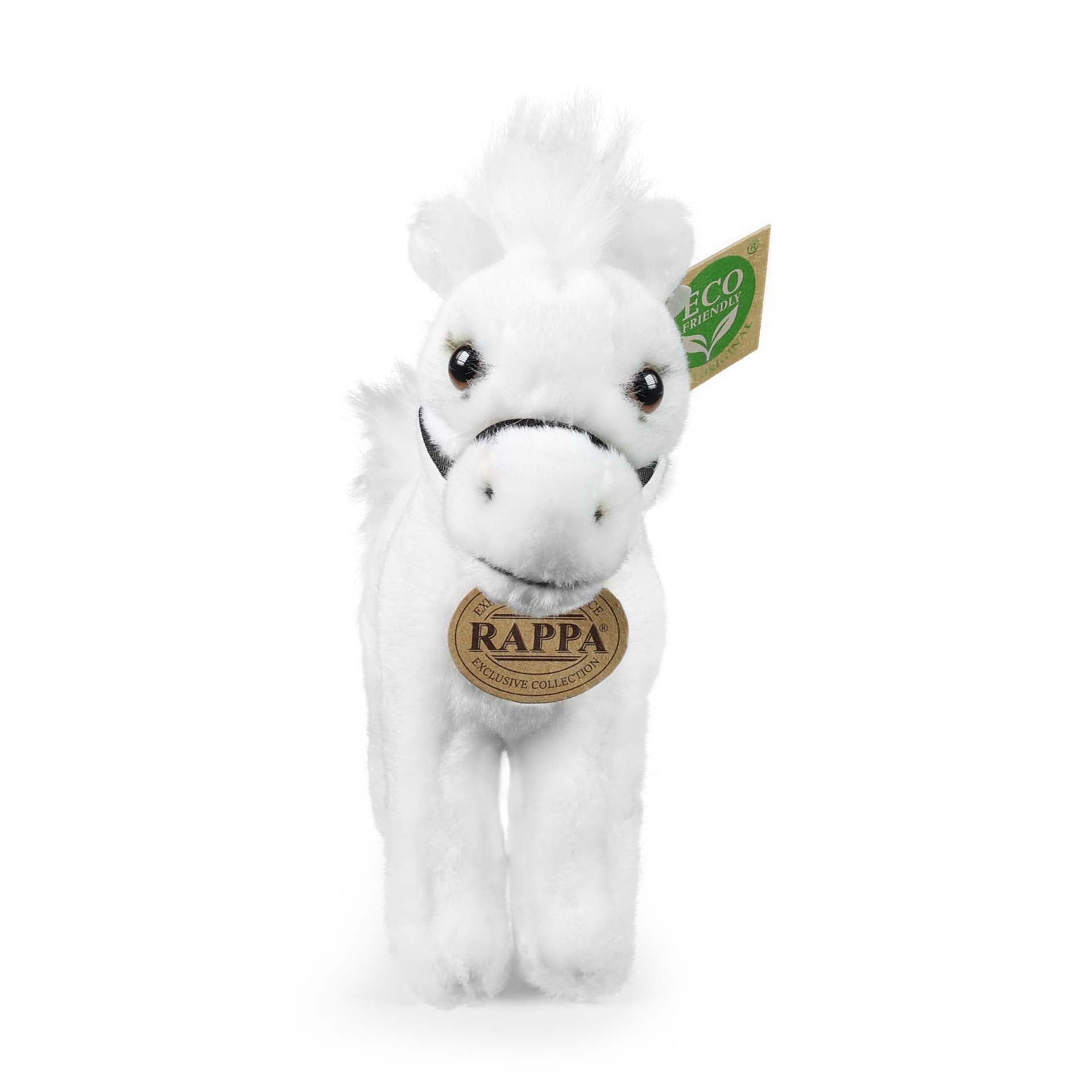 White Plush Horse 20 cm, Eco-Friendly