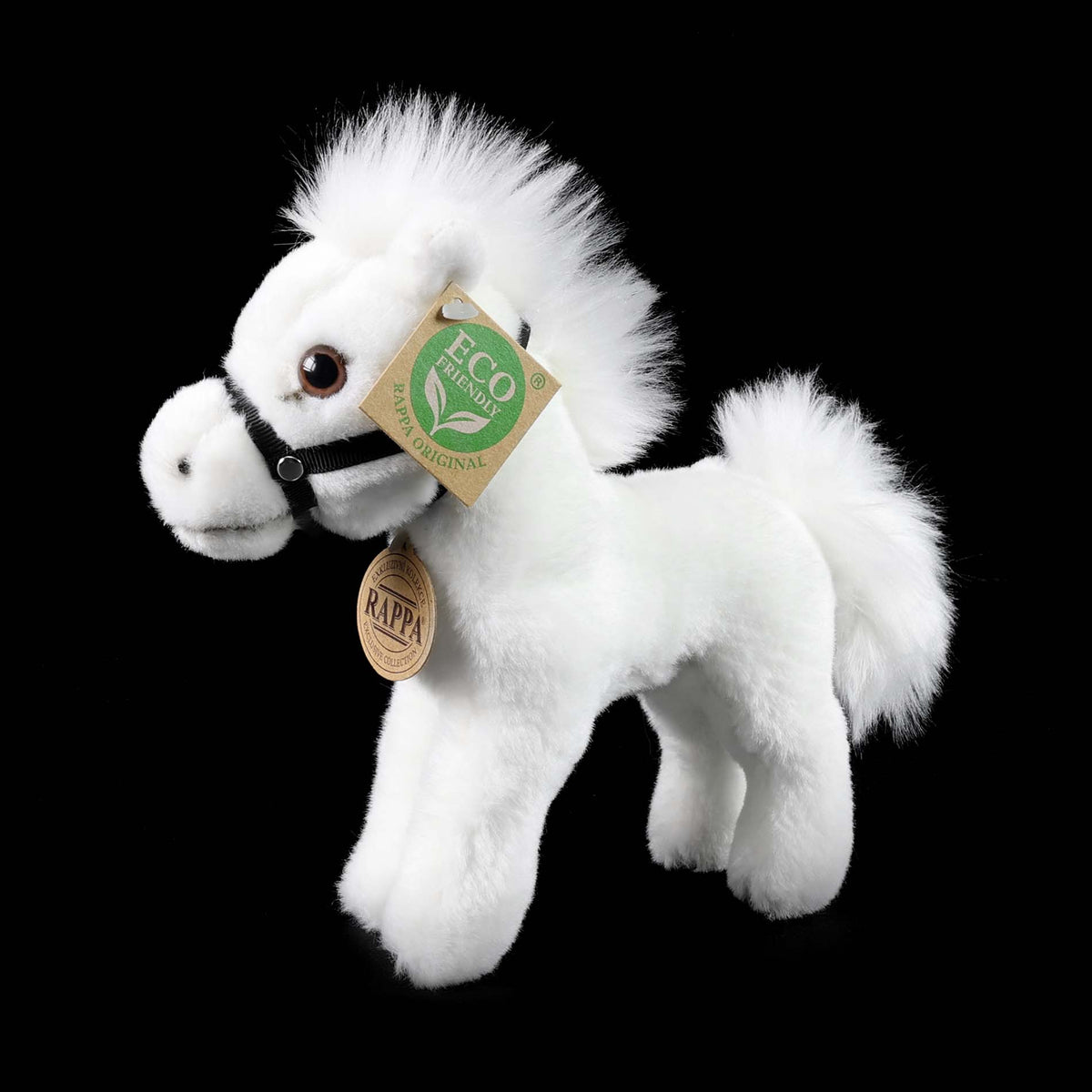 White Plush Horse 20 cm, Eco-Friendly