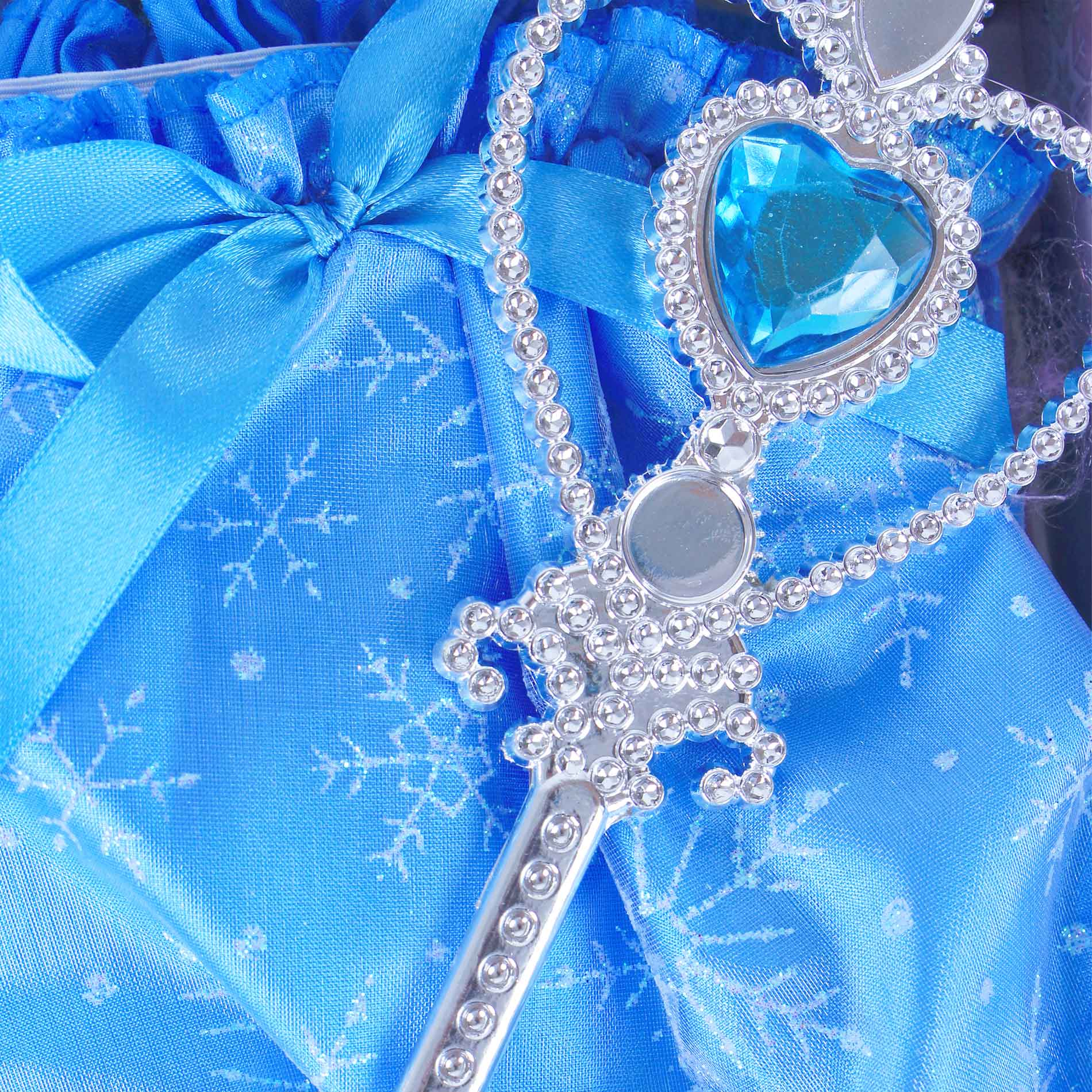 Blue princess dress-up set 8 pcs