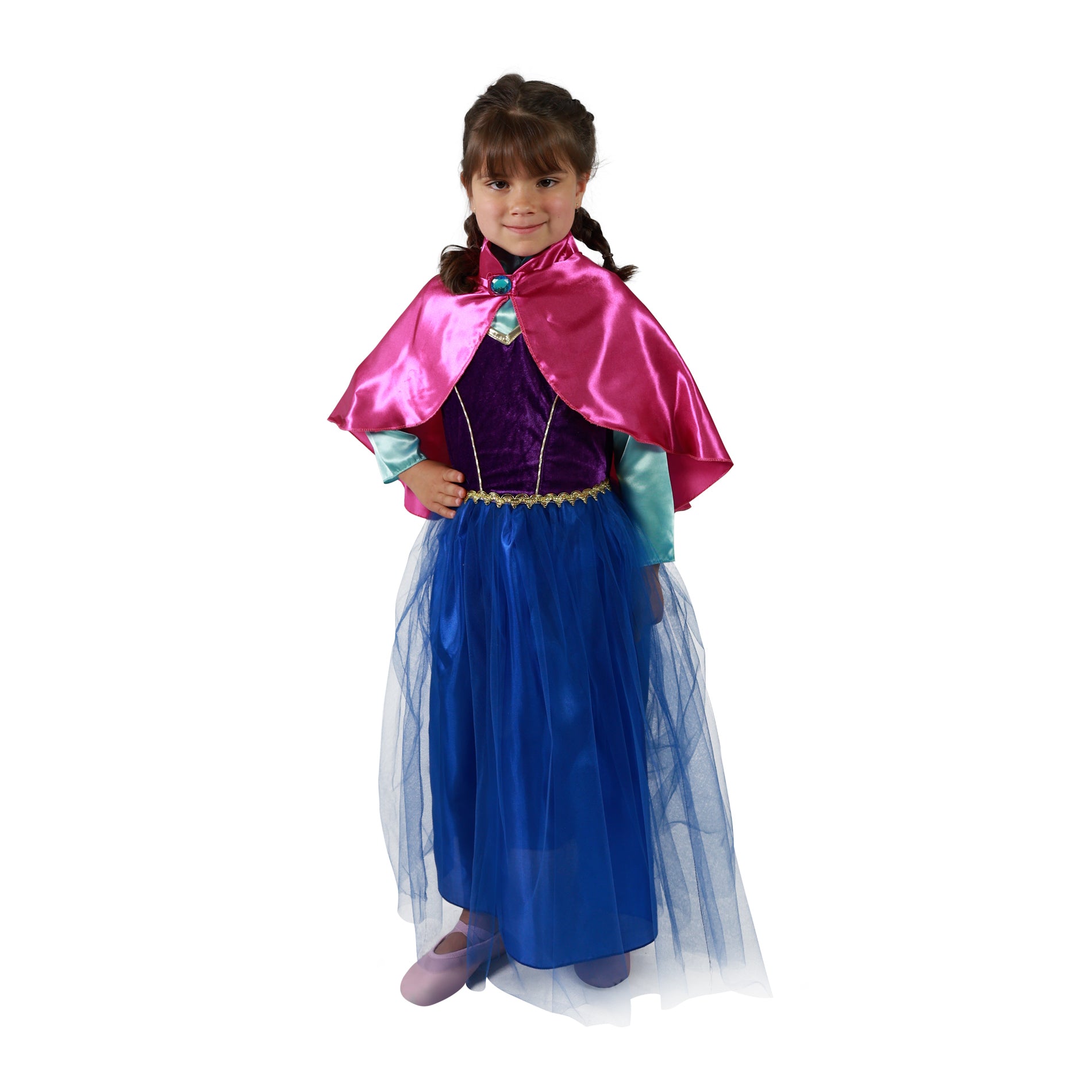 Winter Kingdom Princess Costume Anička Deluxe (M)