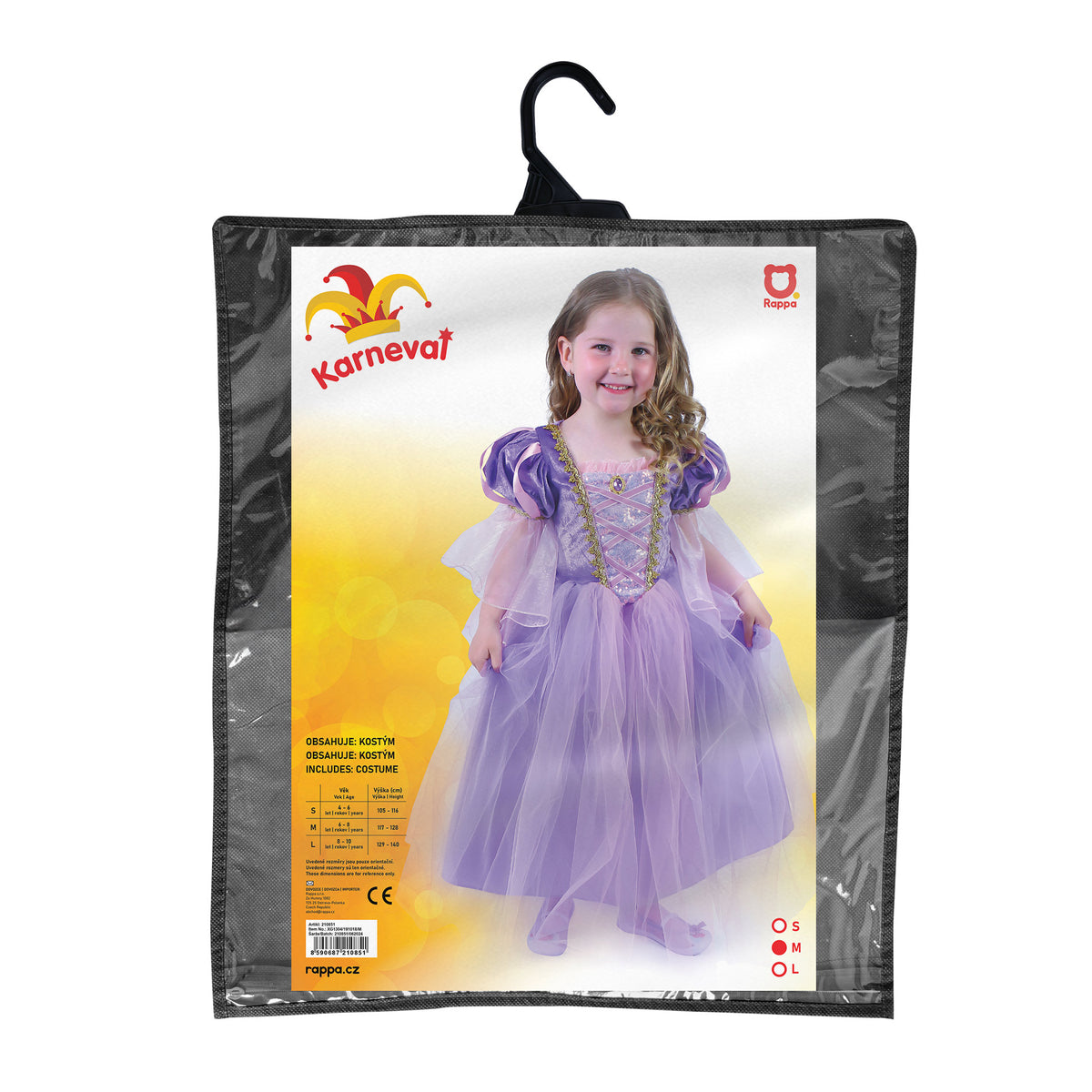 Children's princess costume Violet (M)