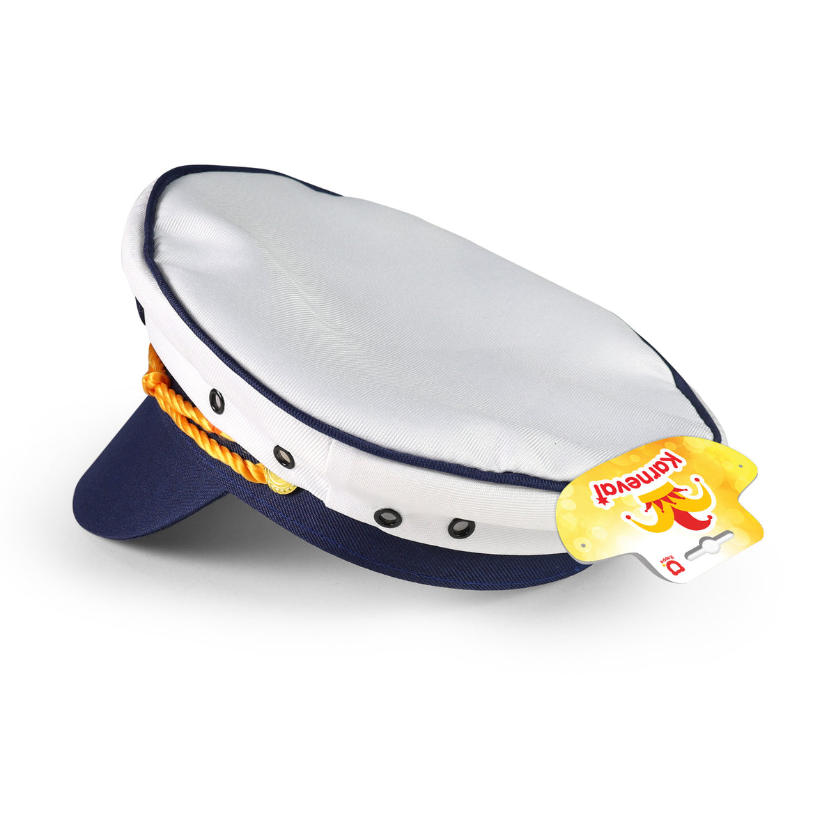 Adult sailor captain hat with gold badge