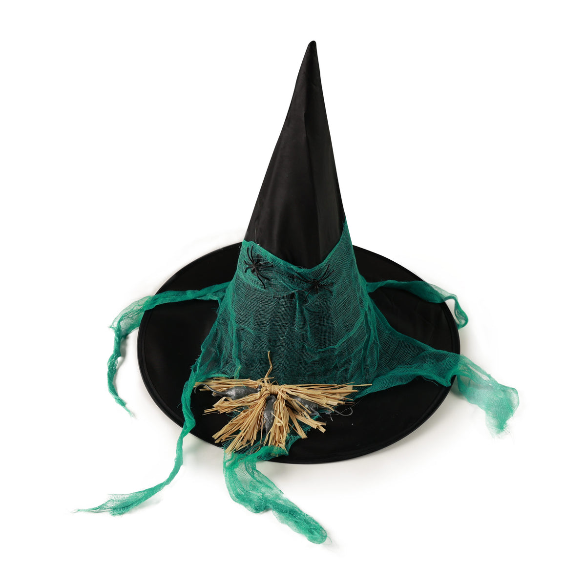 Adult witch hat with spiders