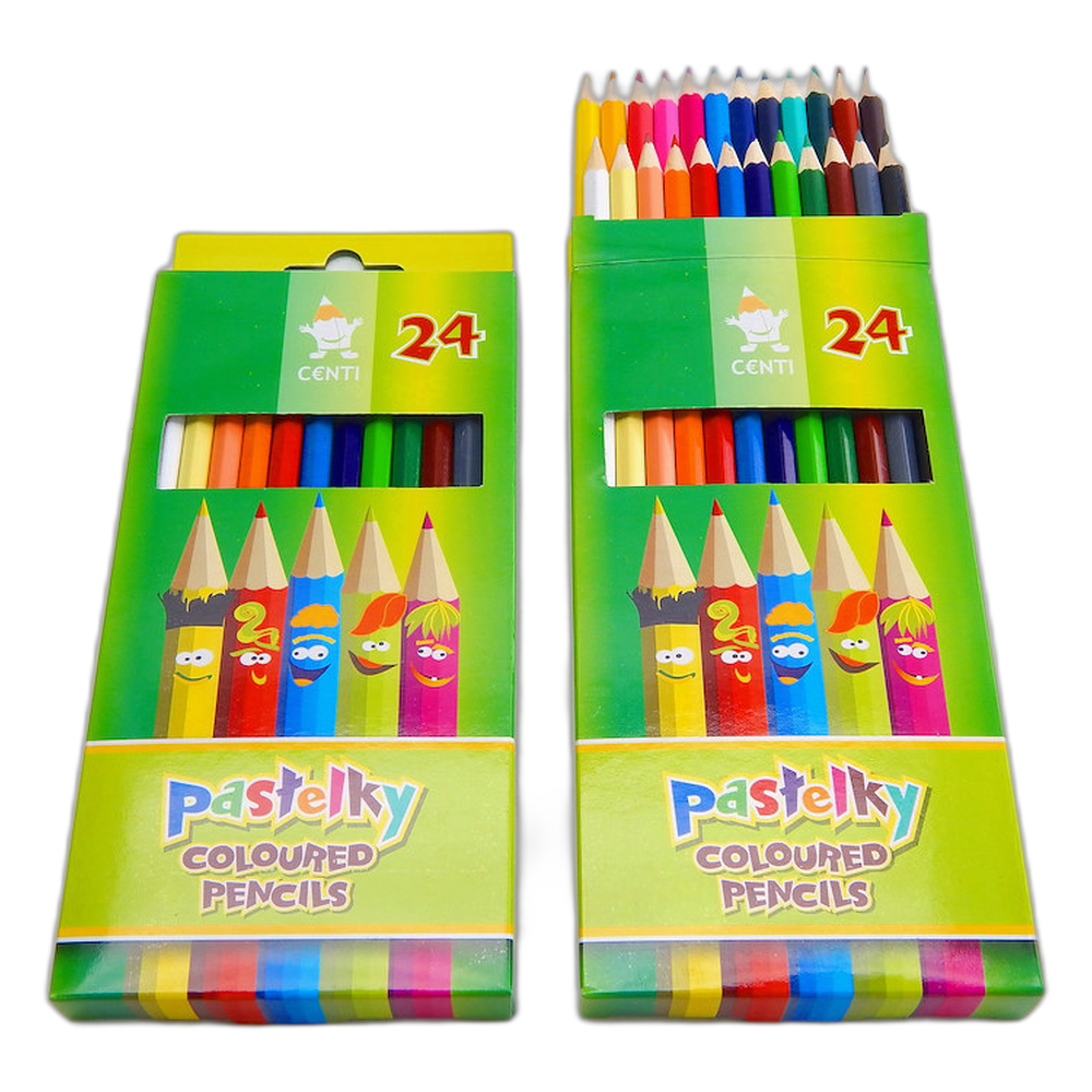 Koh-i-Noor Centi 2144 Long Coloured Pencils 24