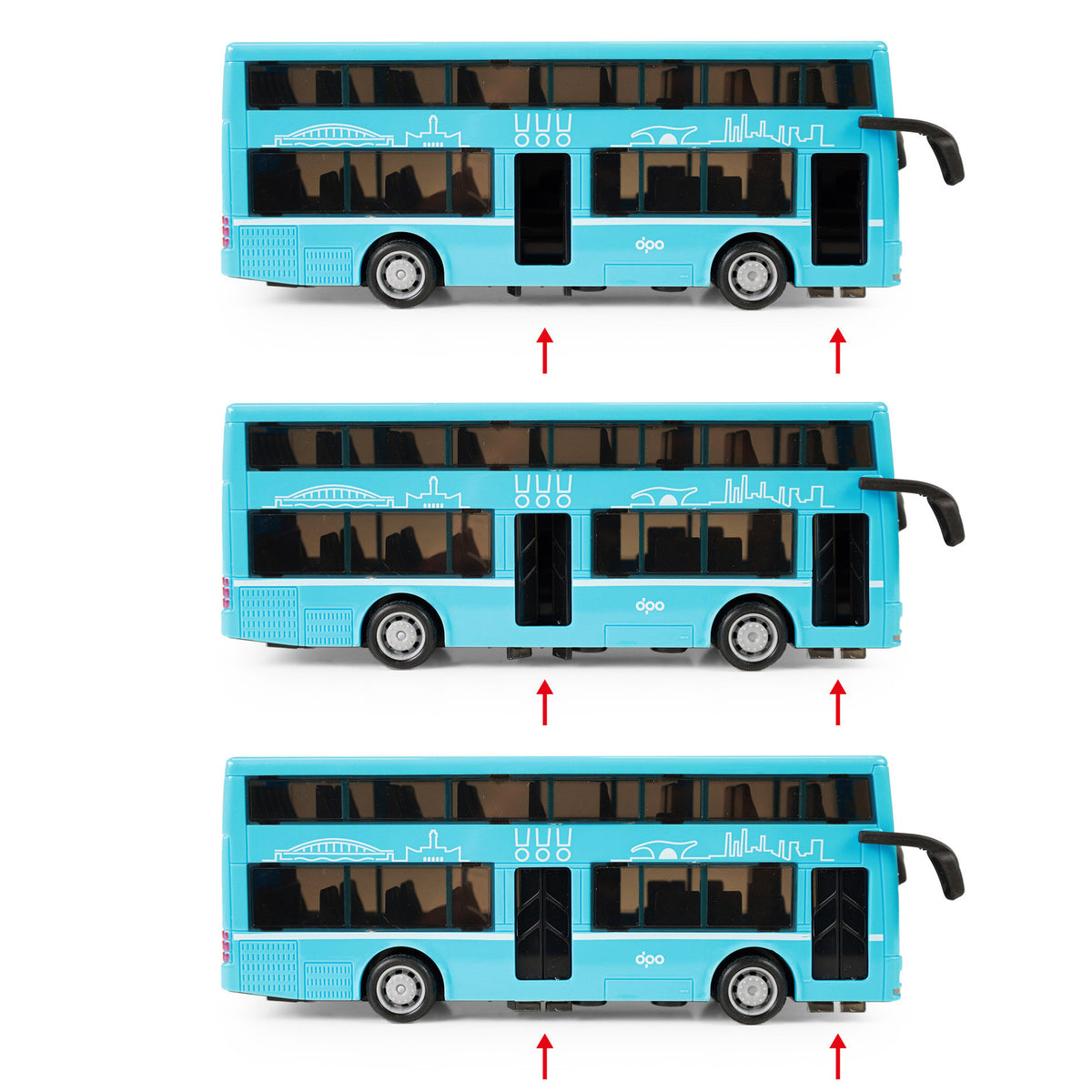 Double-decker bus DPO Ostrava 20 cm / Autobus DPO Ostrava