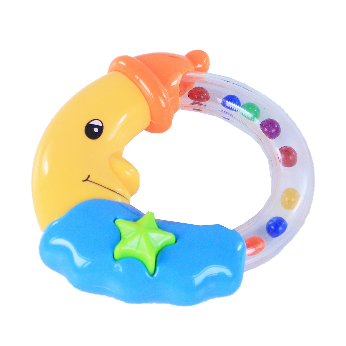 Baby moon rattle