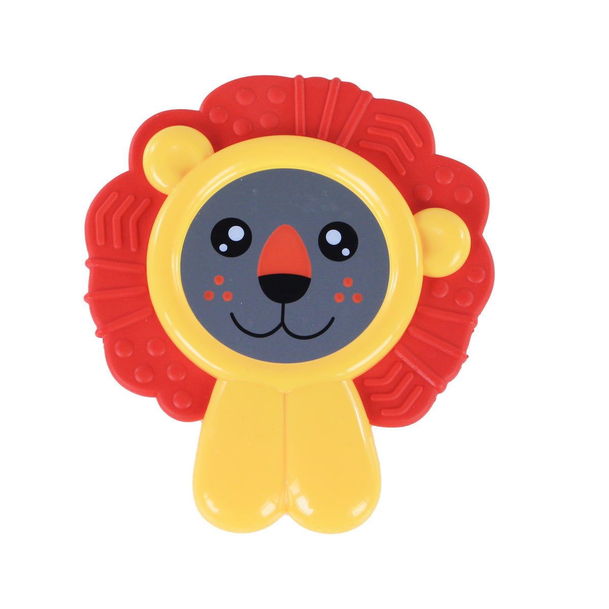 Baby rattle and teether lion
