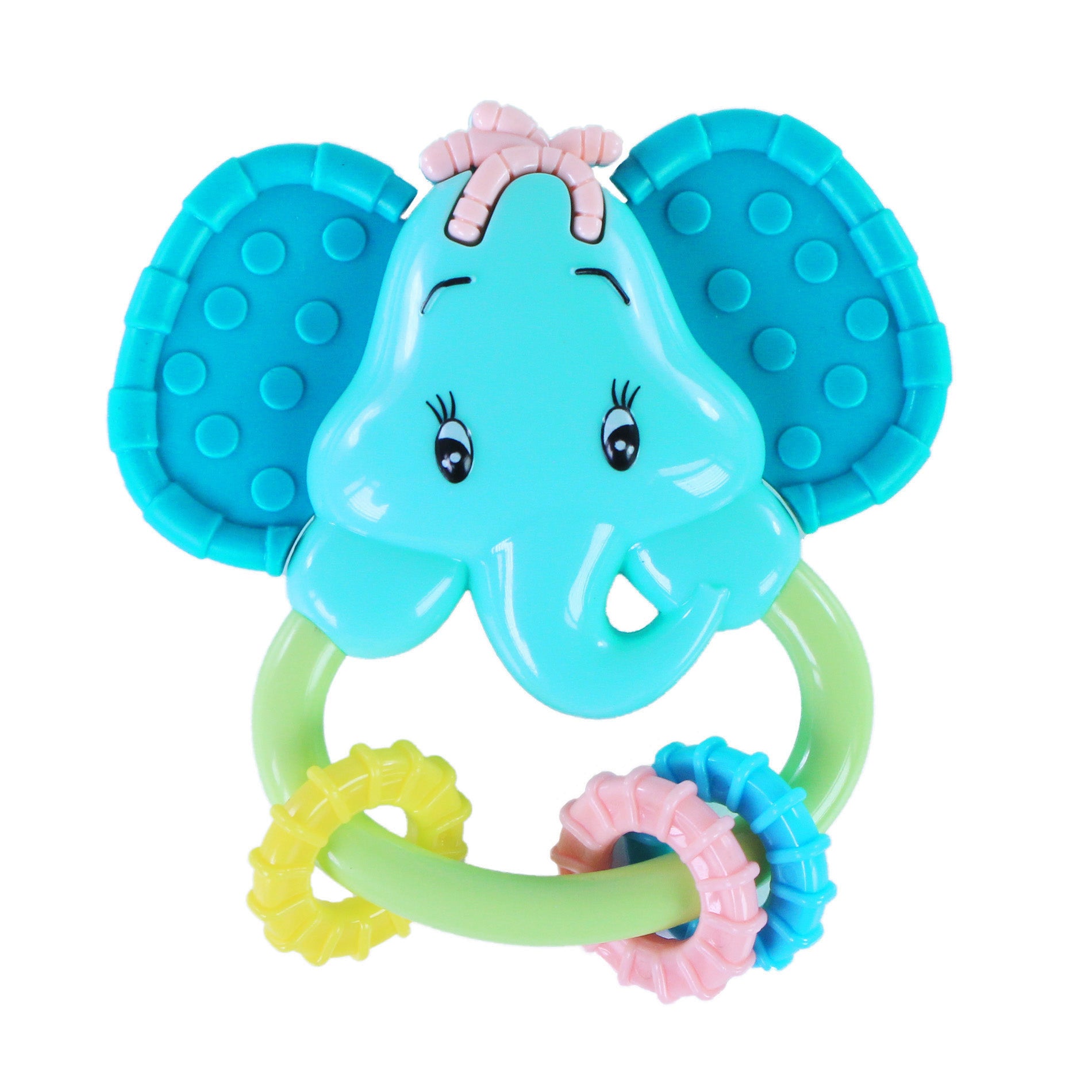 Rattle and teether elephant