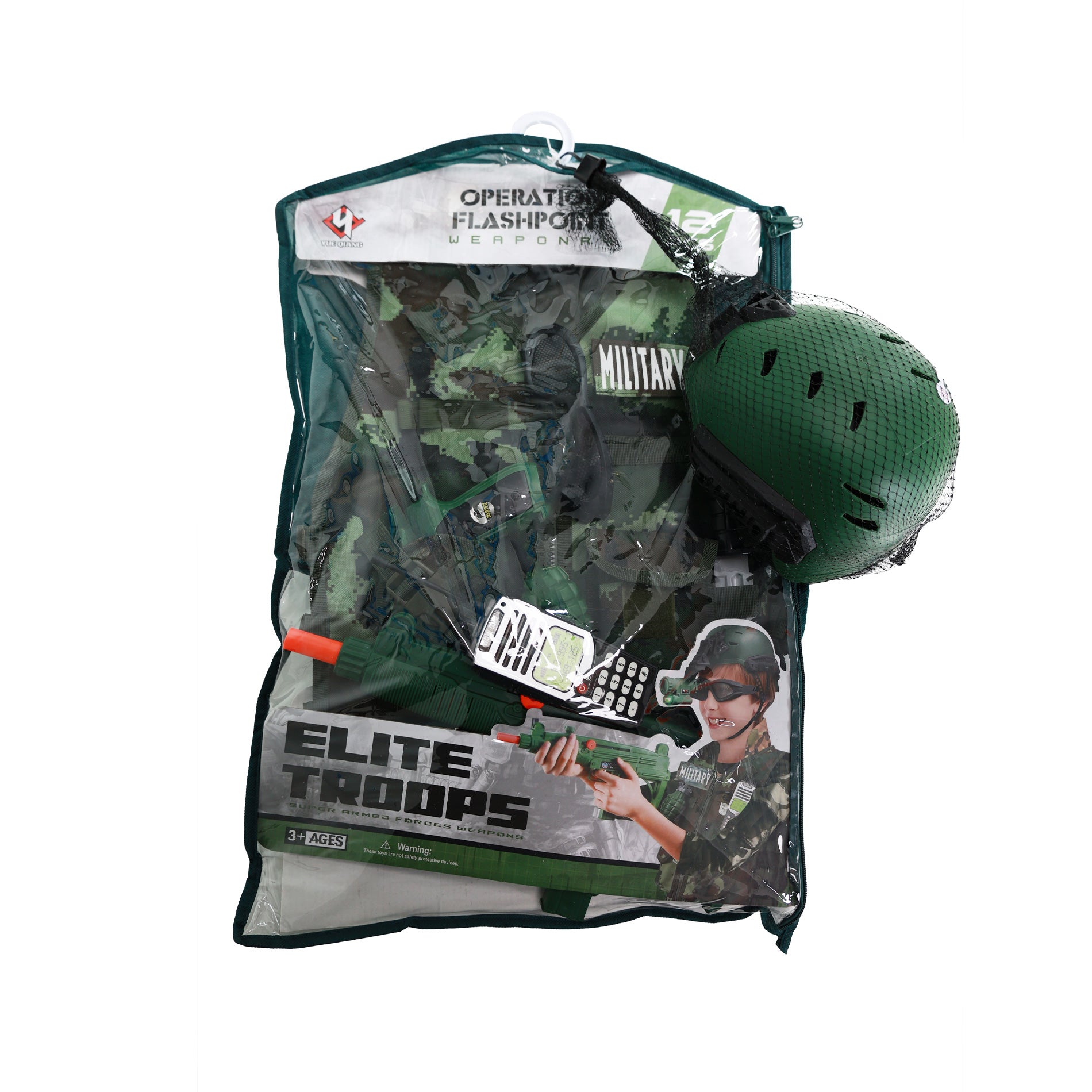 Children's military vest costume set with accessories