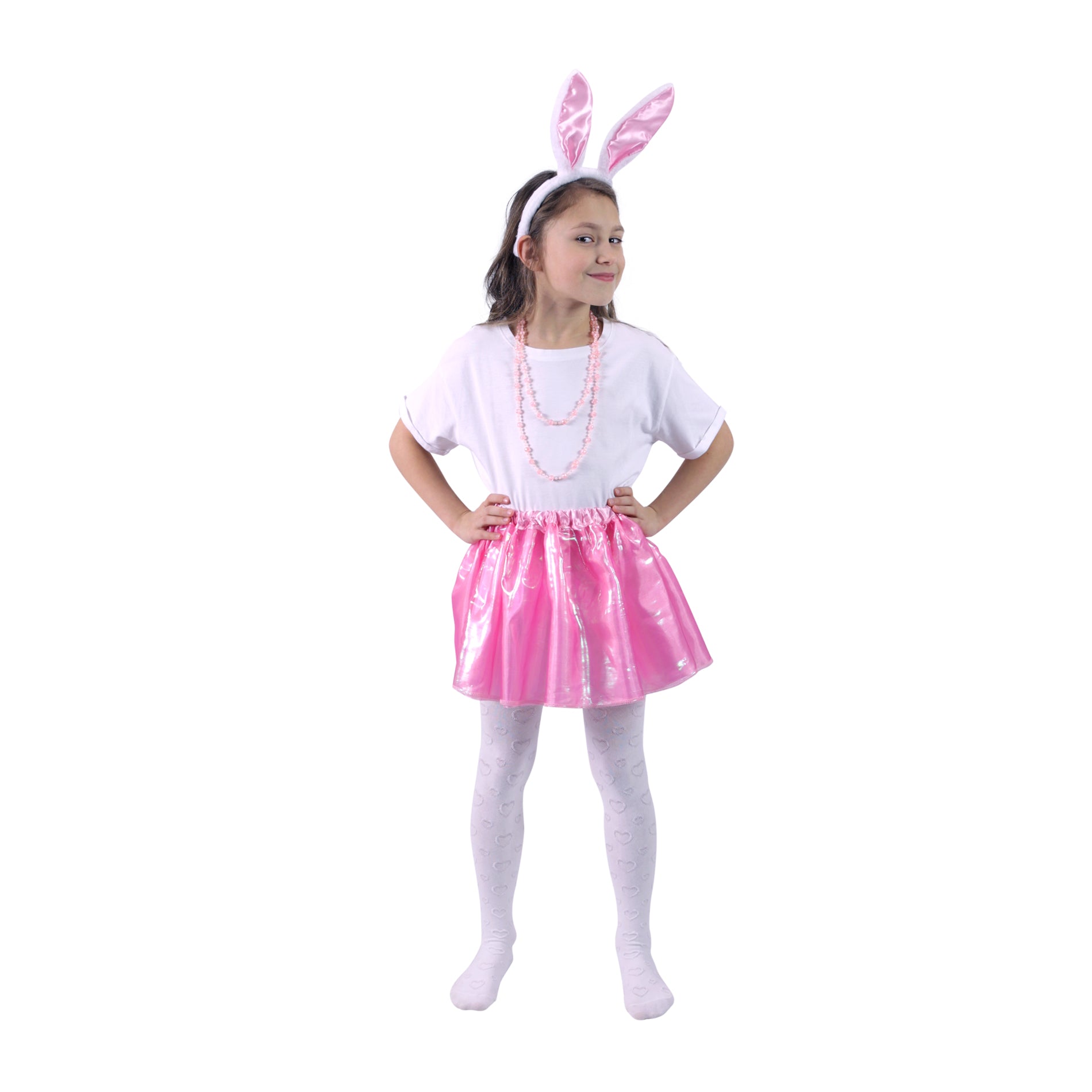 Children's bunny tutu costume skirt with headband