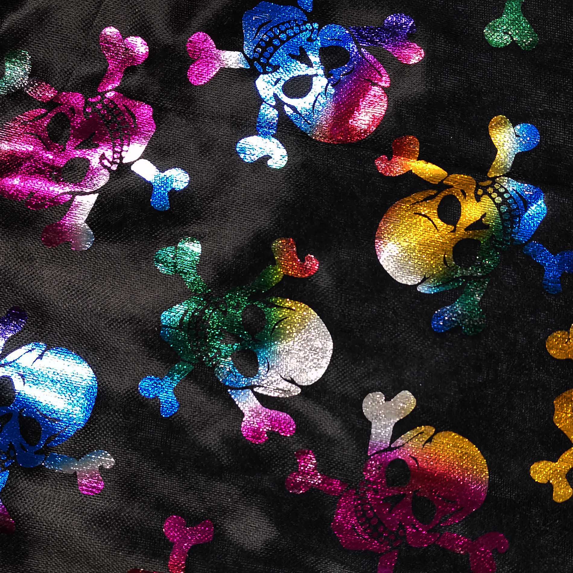 Children's cloak with skulls