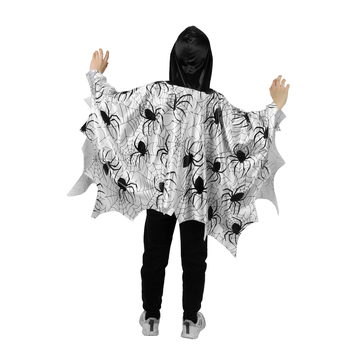 Children's spider cloak with hood
