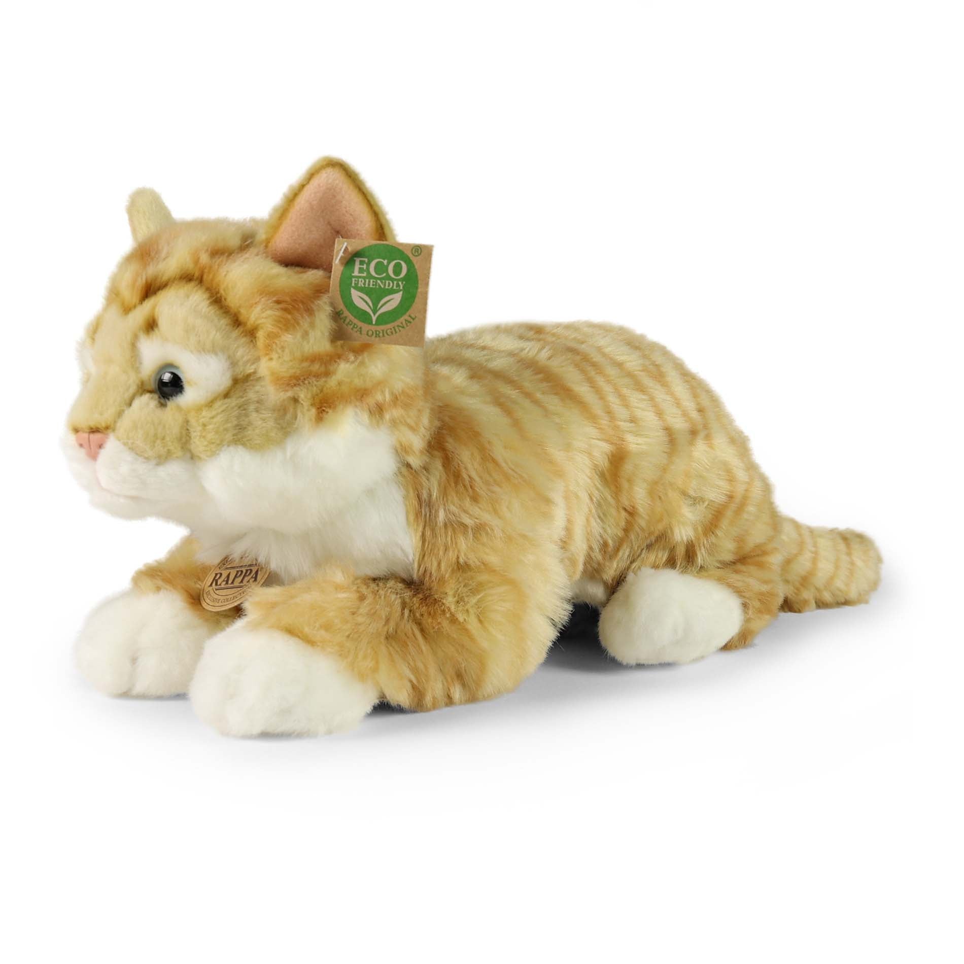 Plush ginger tabby cat 40 cm