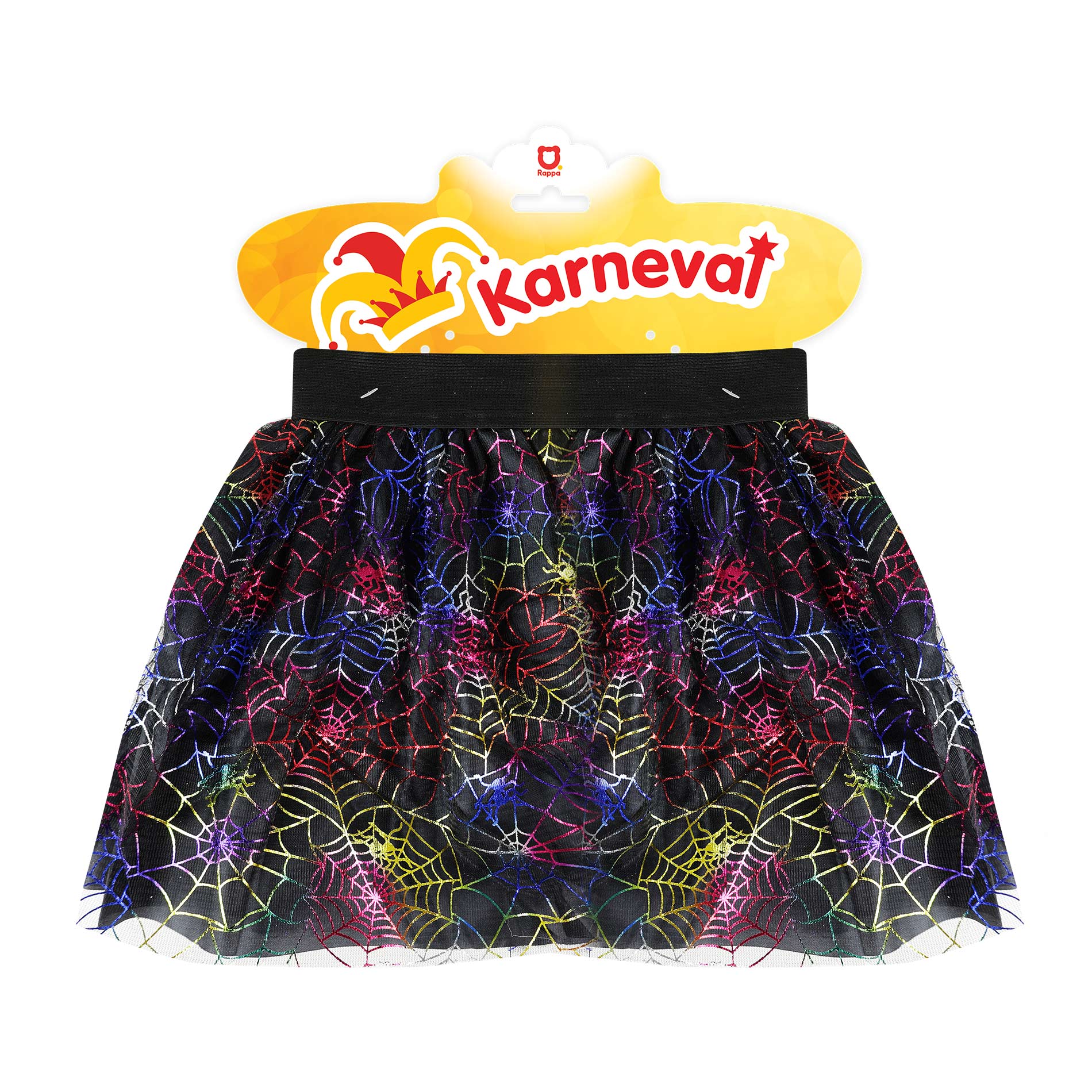 Witch tutu skirt with spider webs
