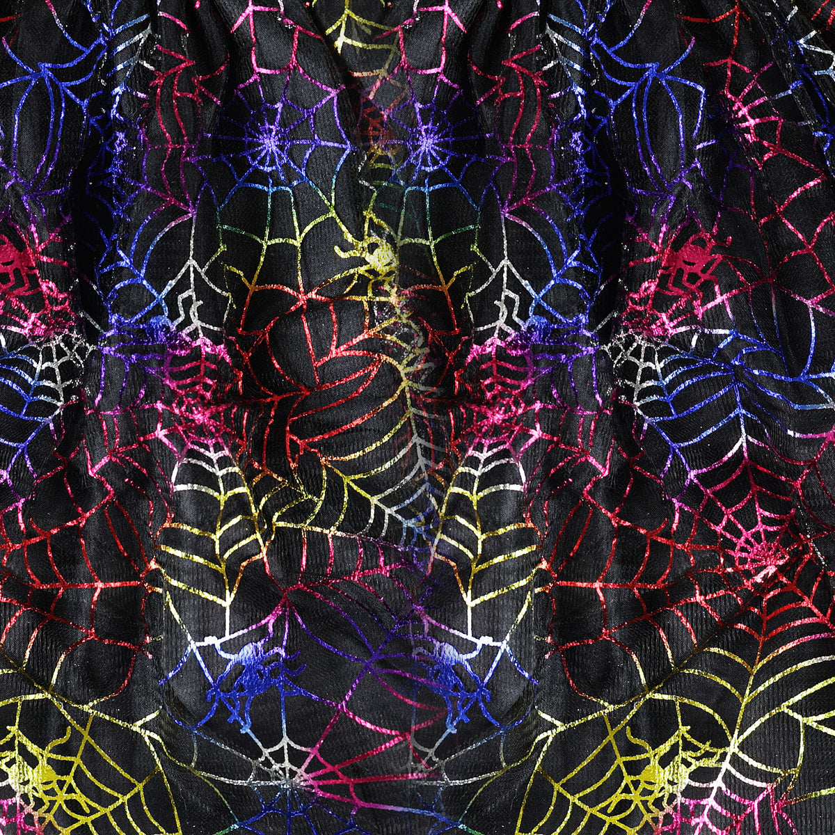 Witch tutu skirt with spider webs